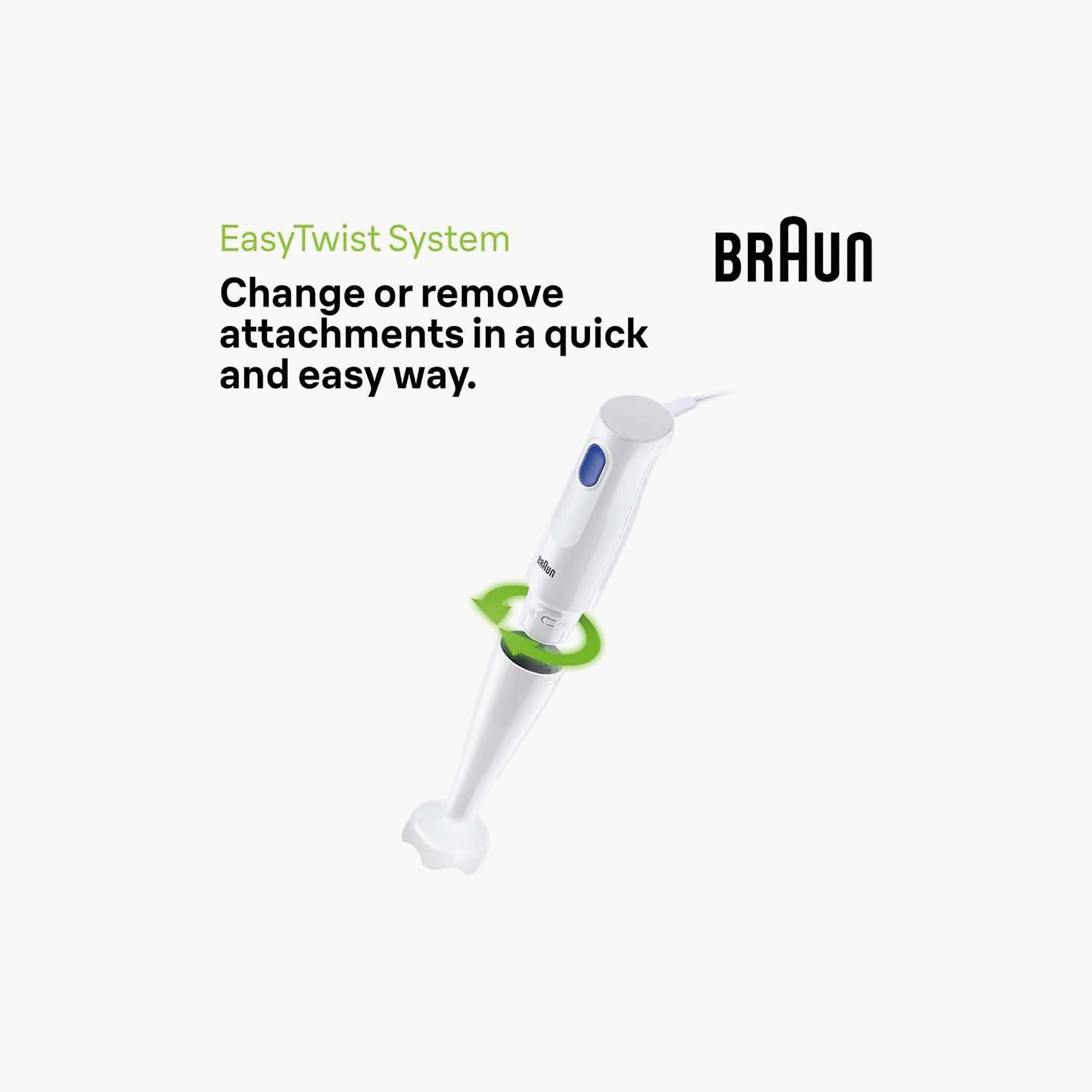 Braun 450W Hand Blender White | MQ 10.001 P-household-appliances-kitchenappliances-blendersmixersandgrinders-image-3
