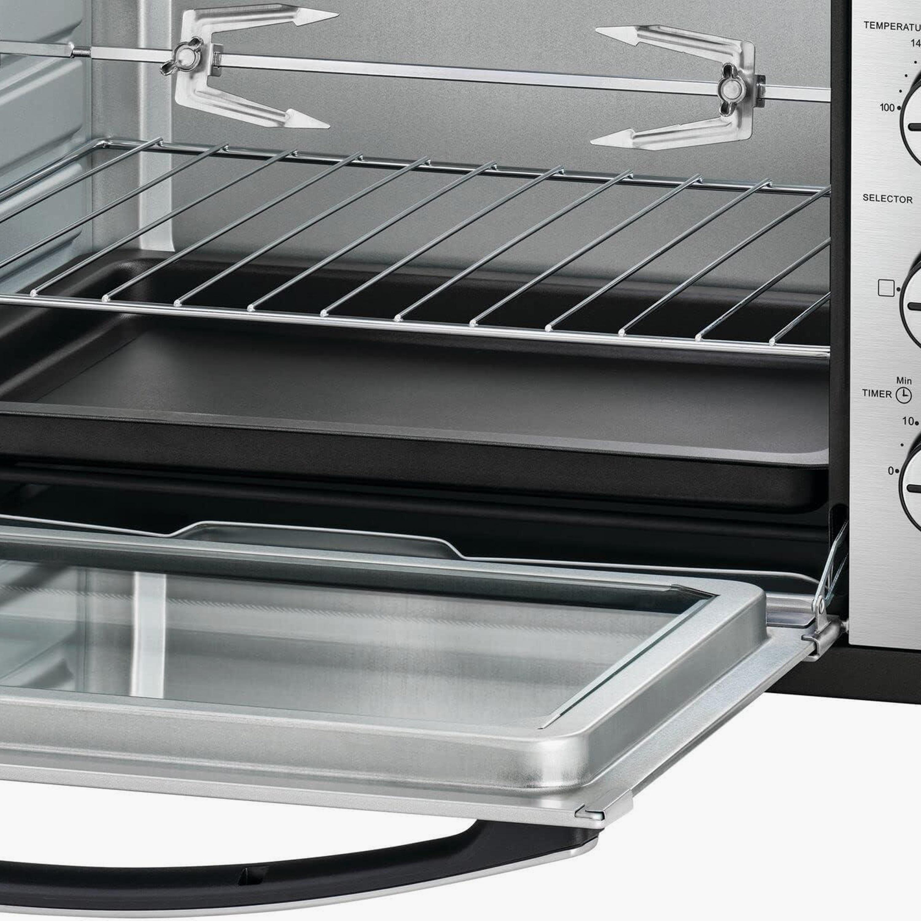 فرن كهربائي من بلاك + ديكر مع 50 لتر بلون أسود وفضي  |  TRO50RDG-B5-household-appliances-kitchenappliances-microwavesandovens-image-3