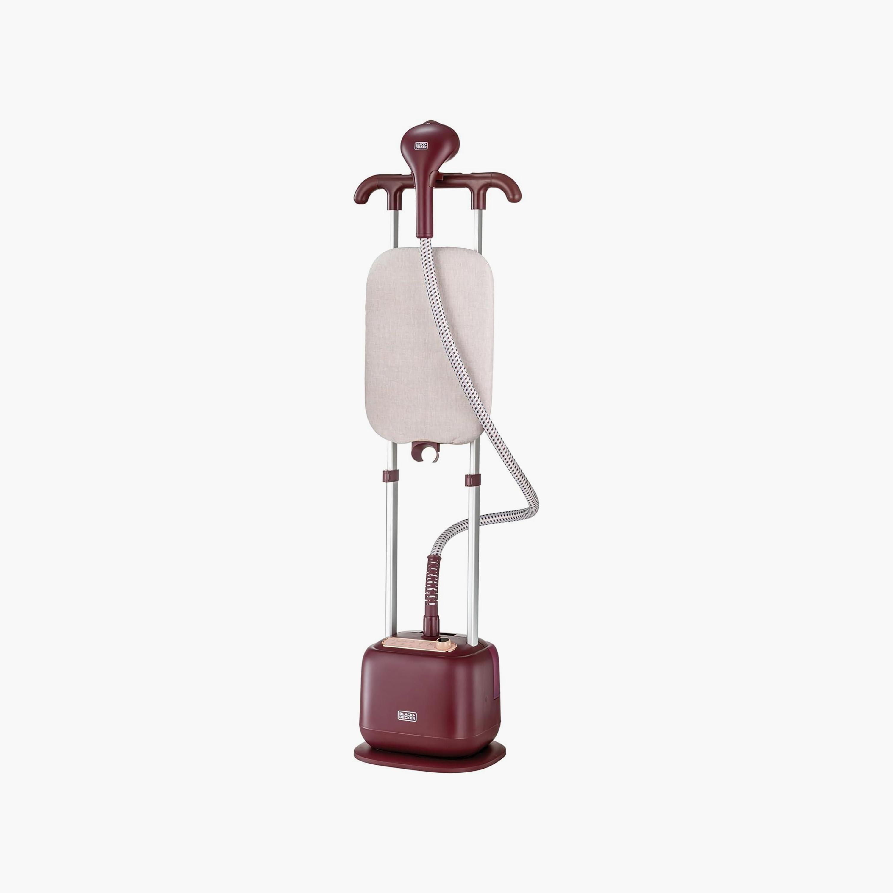 مكواة بخار للملابس بعمود مزدوج بقوة 2400 واط من بلاك + ديكر بلون خوخي  |  GSTD2450-B5-household-appliances-homeappliances-ironandsteamers-image-1