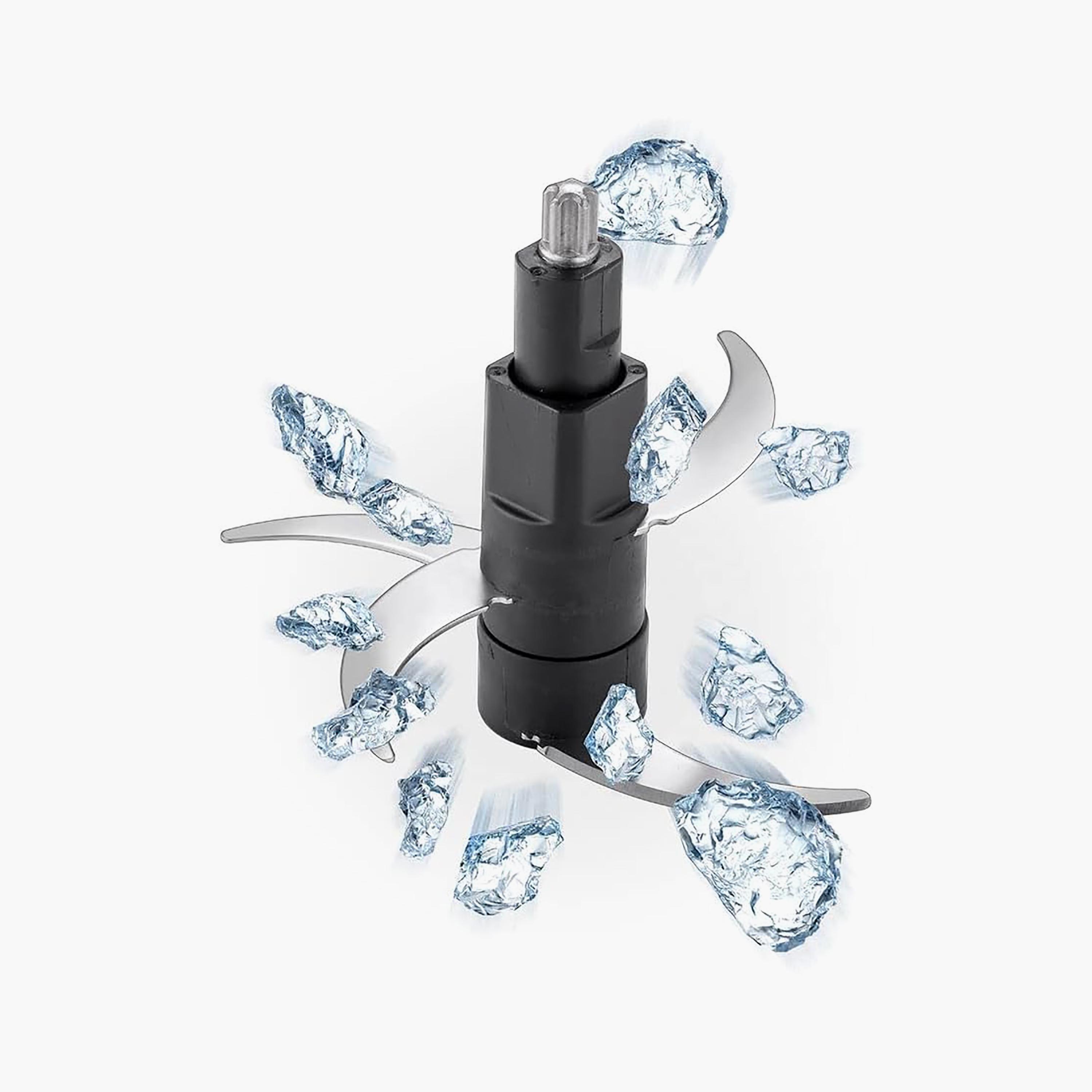 مفرمة عمودية بقوة 400 واط مع وعاء زجاجي باللون الأسود من بلاك + ديكر   |  GC430-B5-household-appliances-kitchenappliances-foodprocessors-image-2