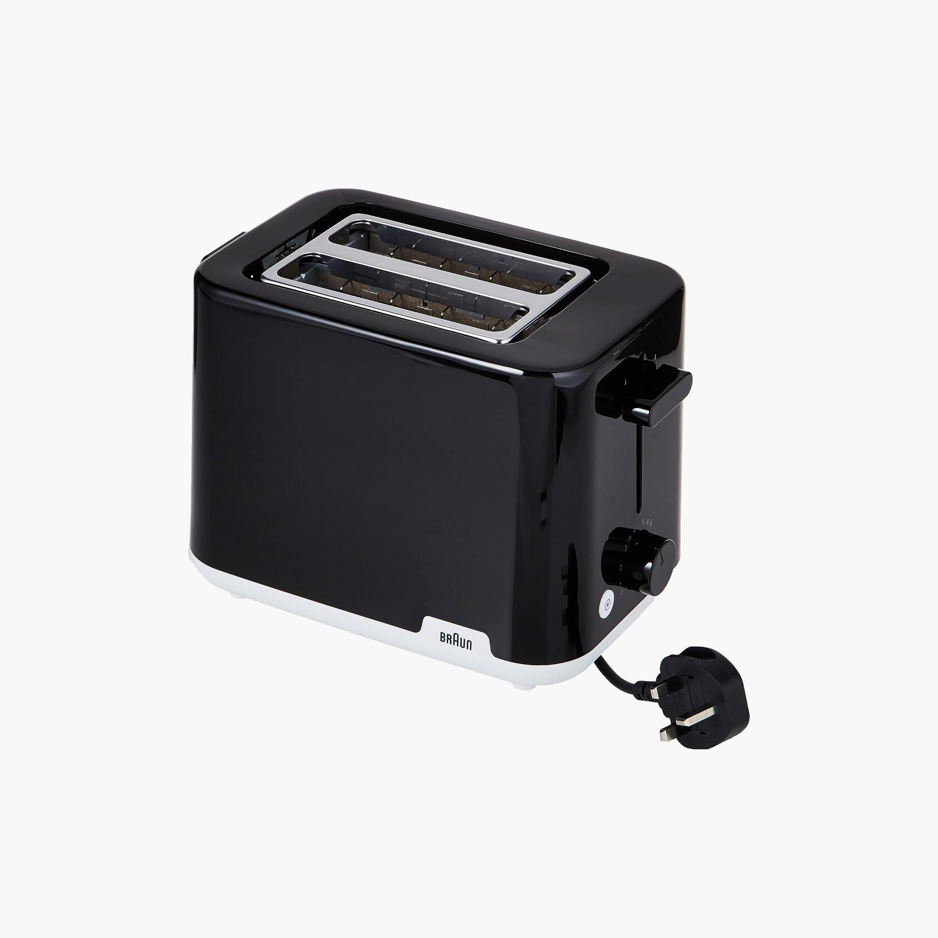 Braun 900 Watt Toaster 2 Slots Black | HT 1010 BK-household-appliances-kitchenappliances-toasters-image-2