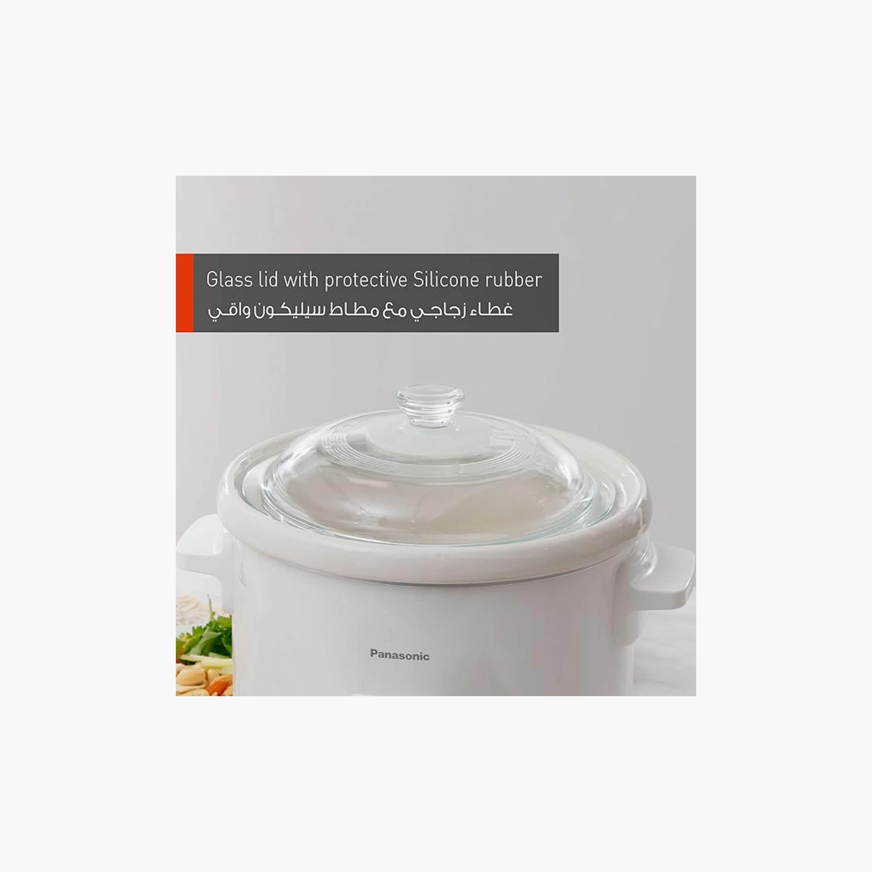 طباخ باناسونيك البطيء بسعة 5 لتر باللونين البيج والأبيض  |  NF-N51AWTZ-household-kitchen-cookware-cookwareandsets-image-5