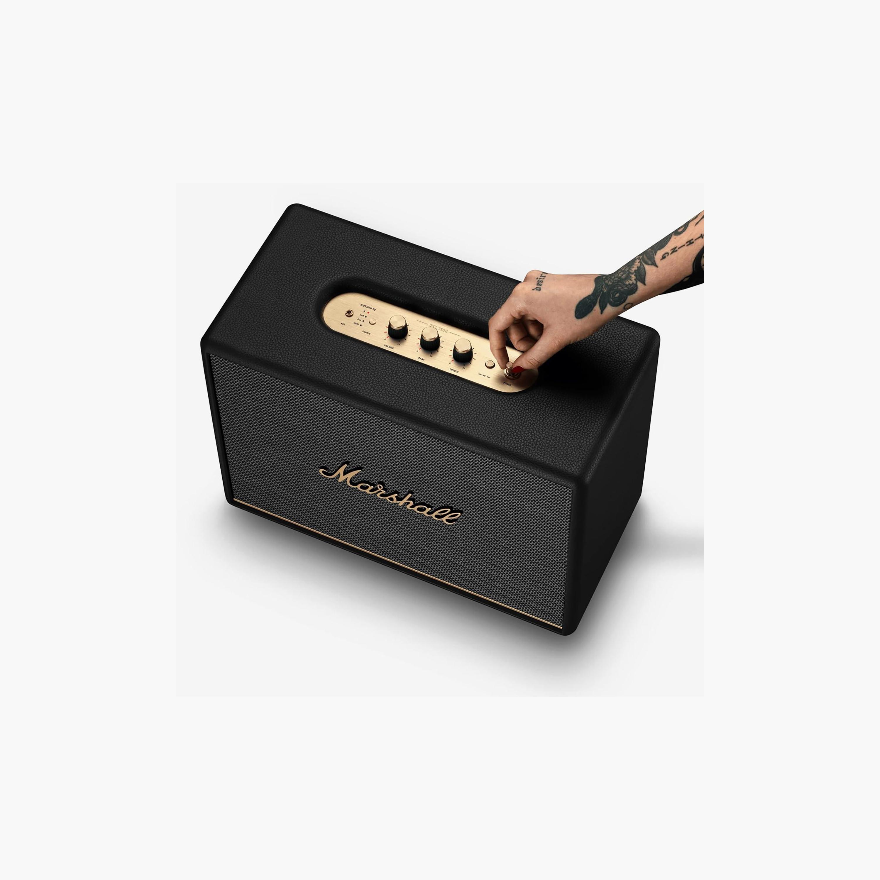Marshall Woburn III Bluetooth Speaker Black-electronics-speakers-image-3