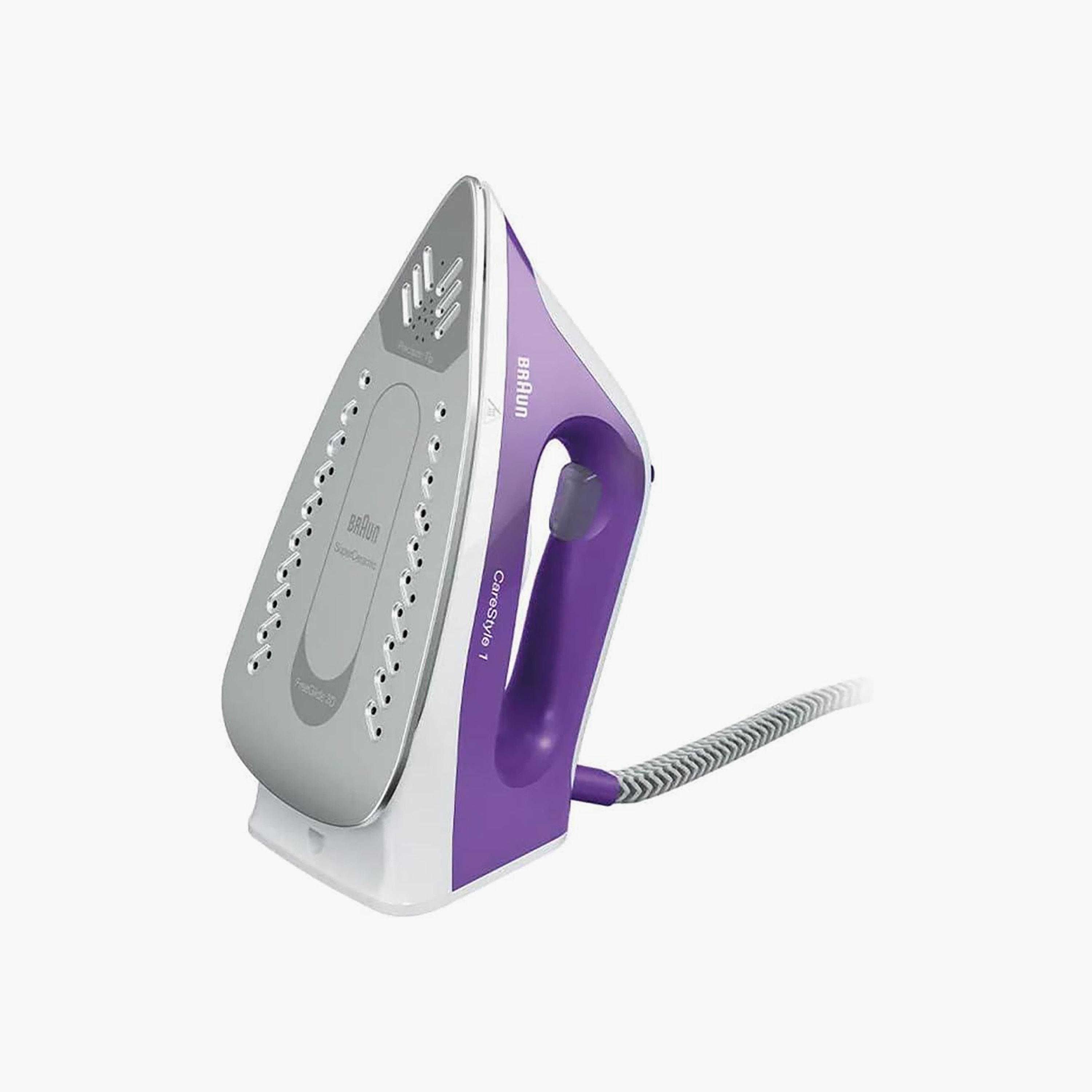 Braun Steam Station 2200 Watts 6 Bar Pump Pressure 1.5L Tank Purple | SI-1014-household-appliances-homeappliances-ironandsteamers-image-2