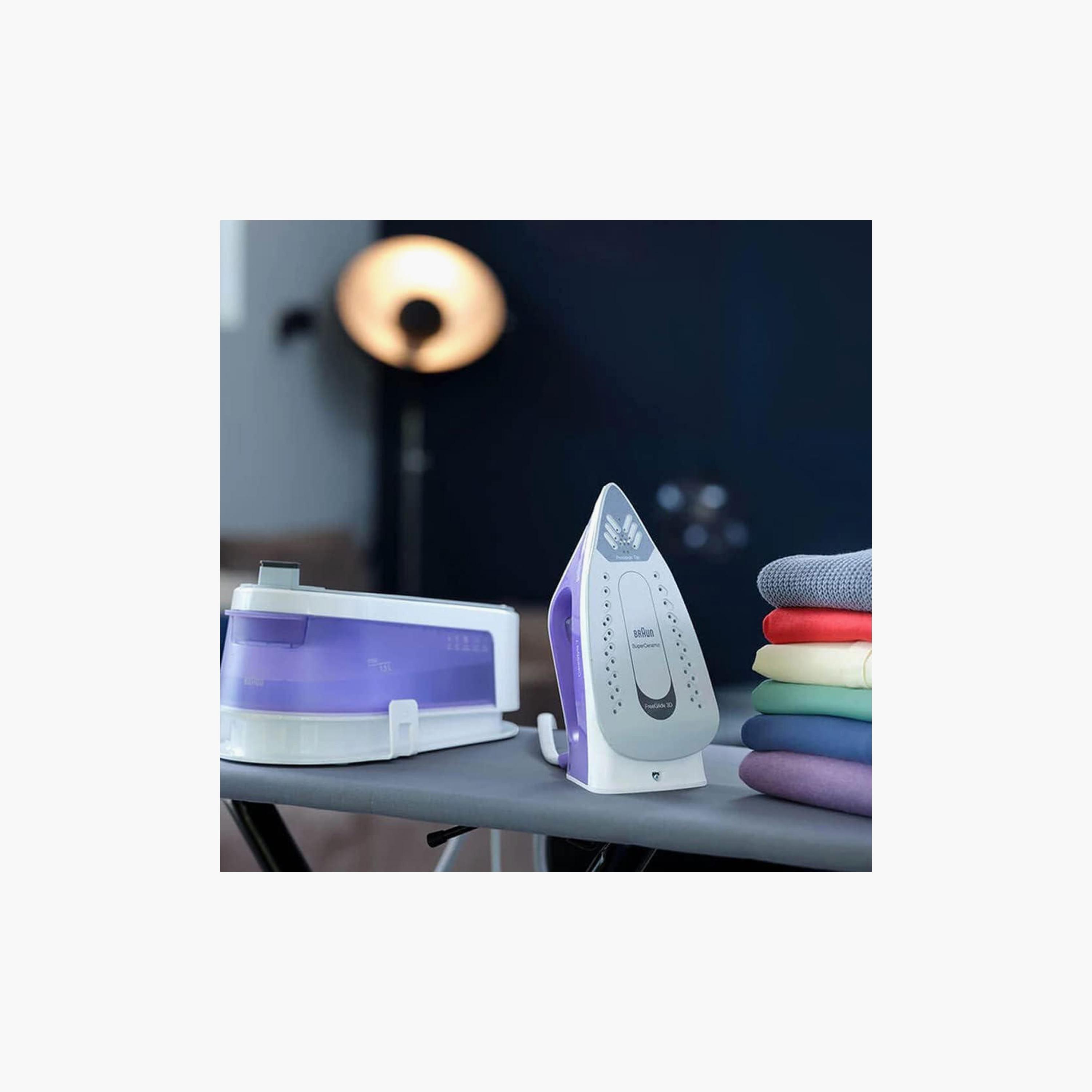 Braun Steam Station 2200 Watts 6 Bar Pump Pressure 1.5L Tank Purple | SI-1014-household-appliances-homeappliances-ironandsteamers-image-4