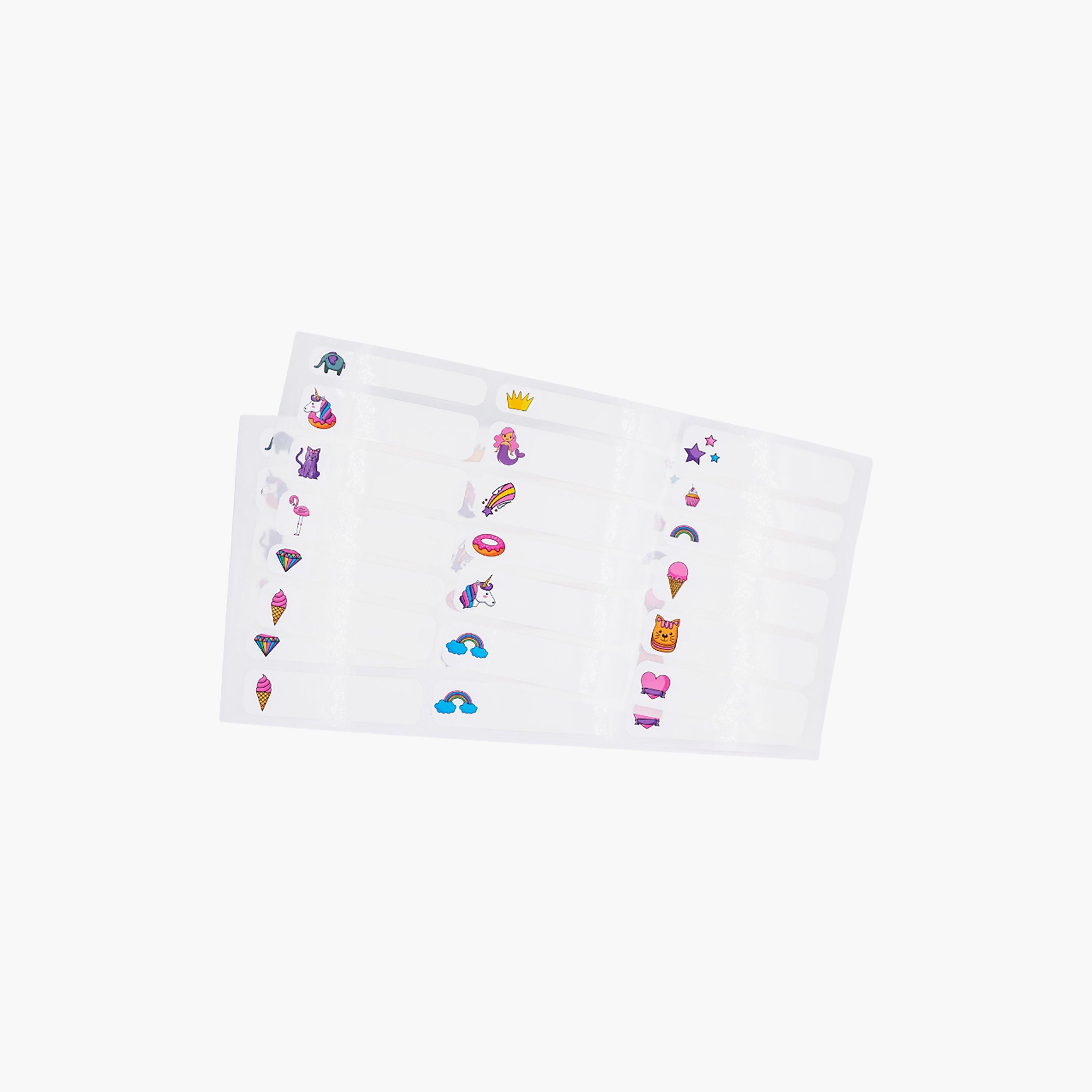 Tiny Wheels 36-Piece Self Laminating Stick On Name Labels-school-stationery-accessories-image-2