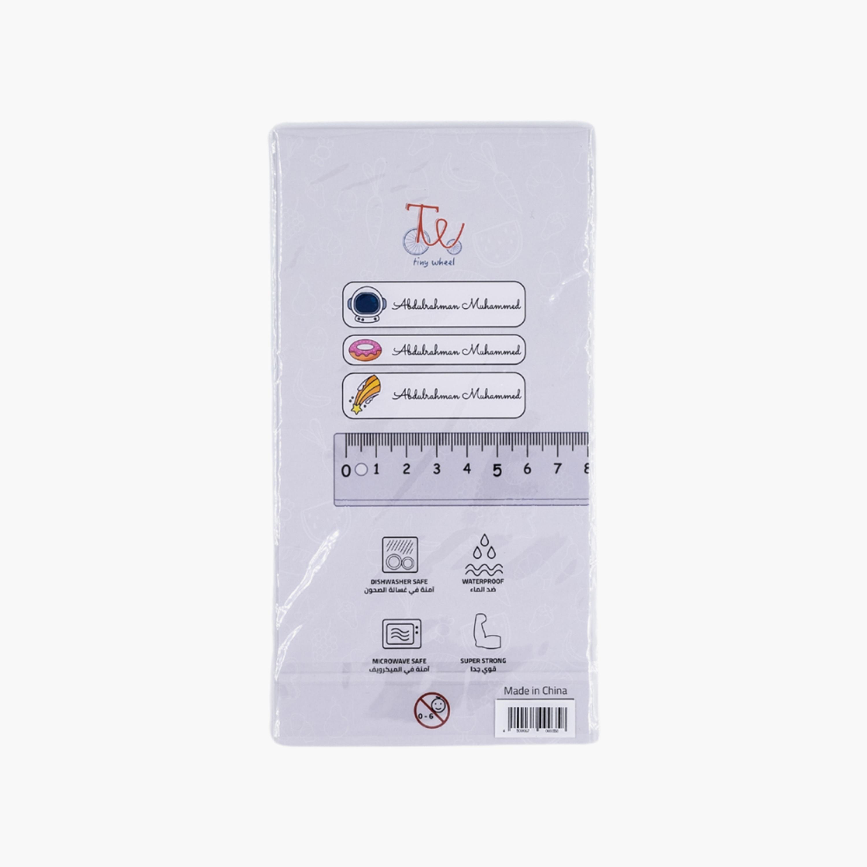 Tiny Wheels 36-Piece Self Laminating Stick On Name Labels-school-stationery-accessories-image-3