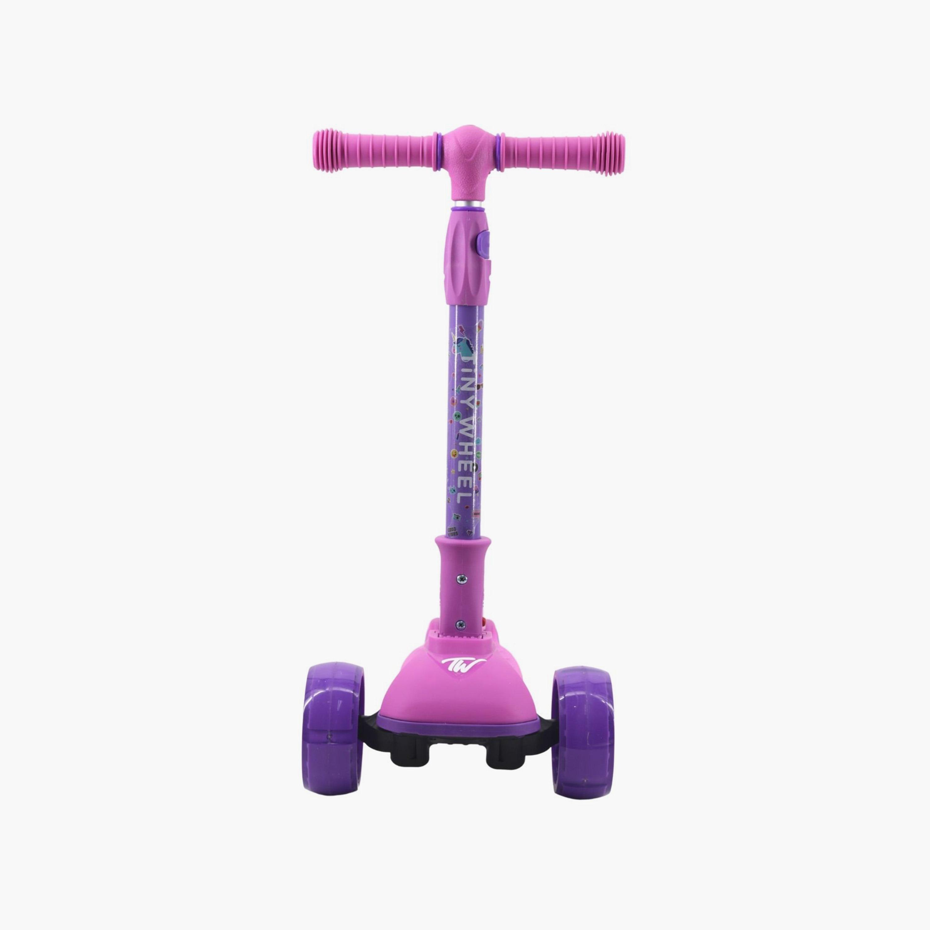 Tiny Wheels 3 Wheel Scooter Friends, Unicorn, Purple-toys-outdoor-scooters-image-2