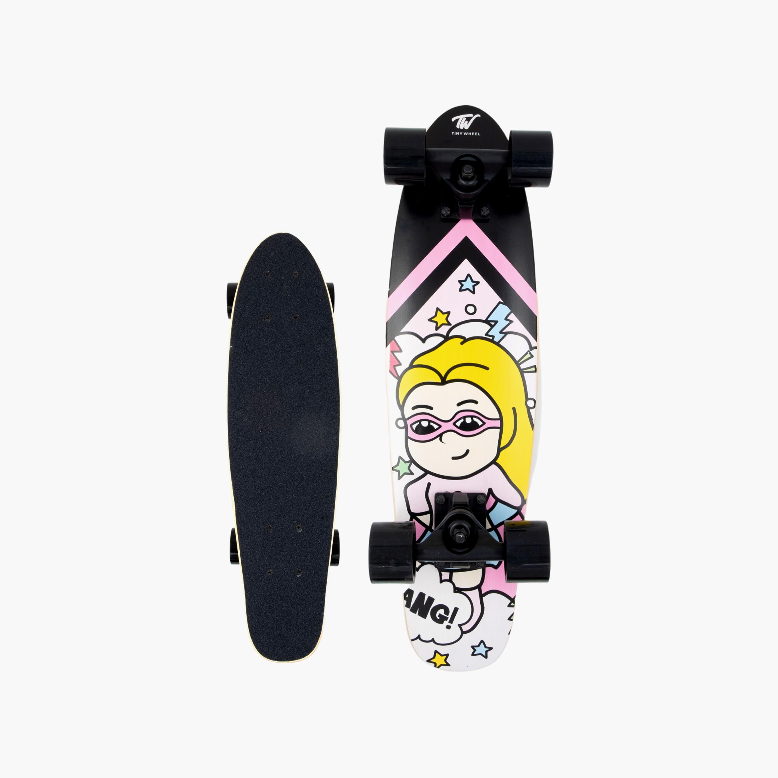 Tiny Wheels Skateboard, Supergirl-toys-outdoor-sports-image-1