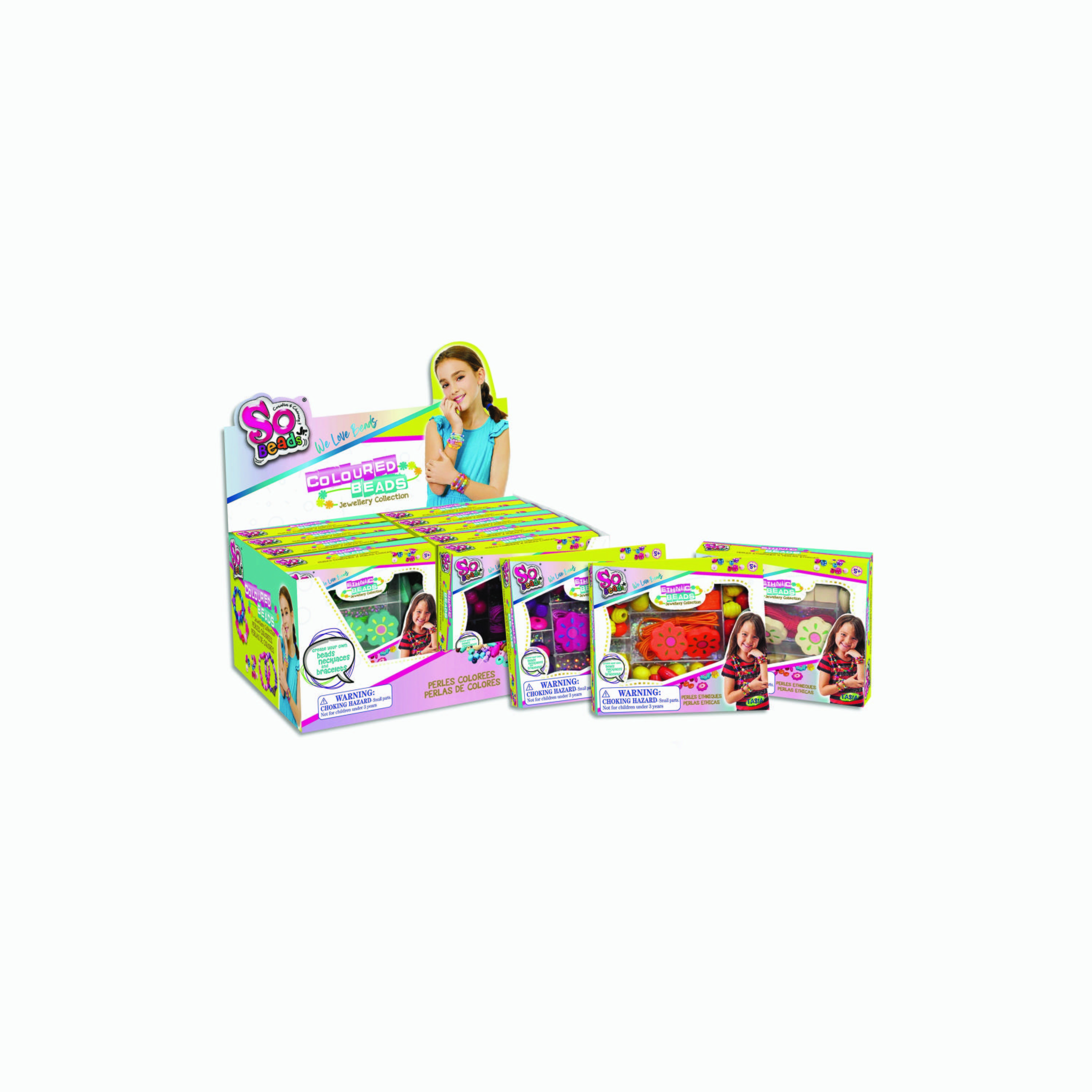 Tasia Ethnic Beads With Display Box - Assorted-school-artsandcrafts-image-1