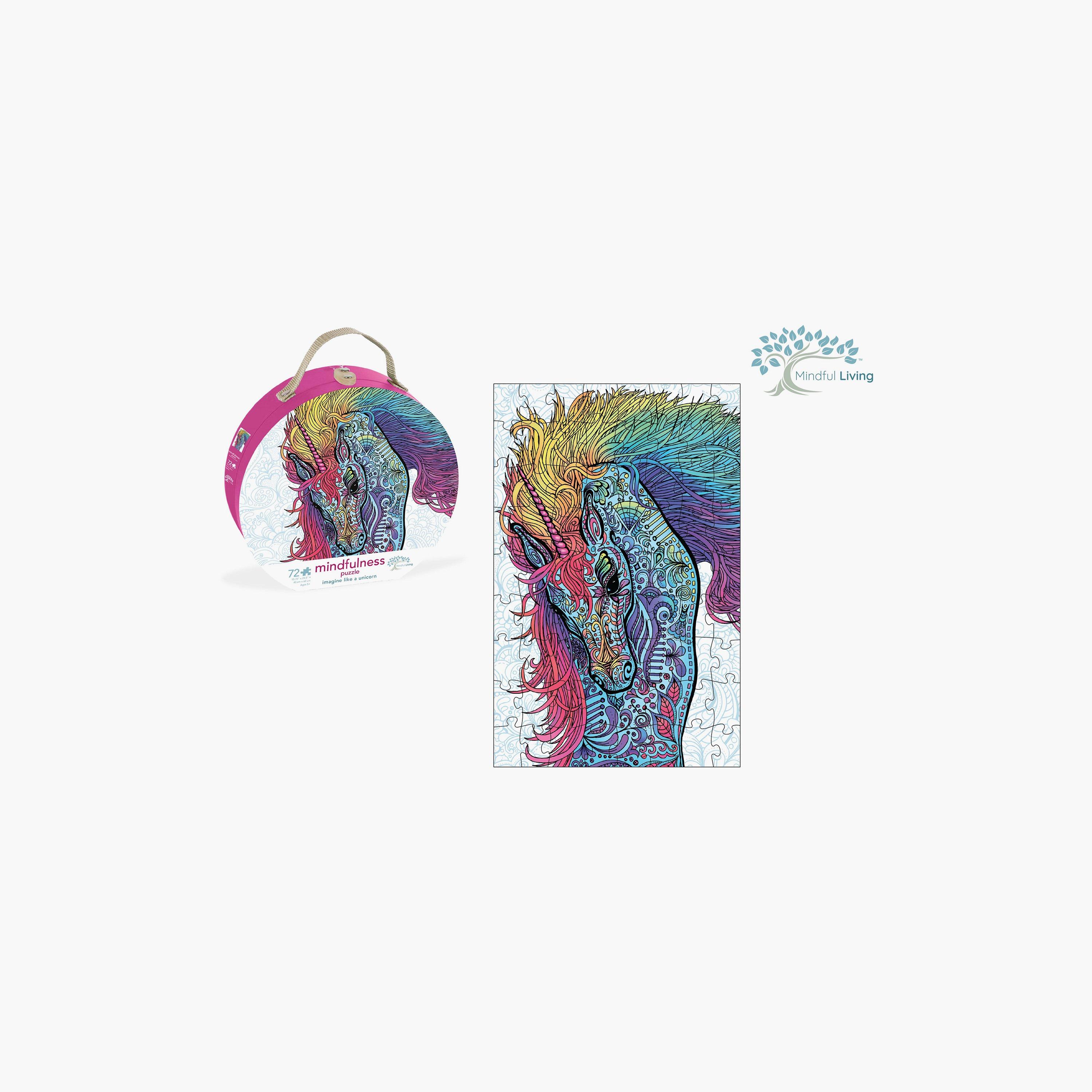 Ambassador 72-Piece Mindful Living Kids Puzzle, Brave As A Unicorn-toys-indoortoys-puzzles-image-2