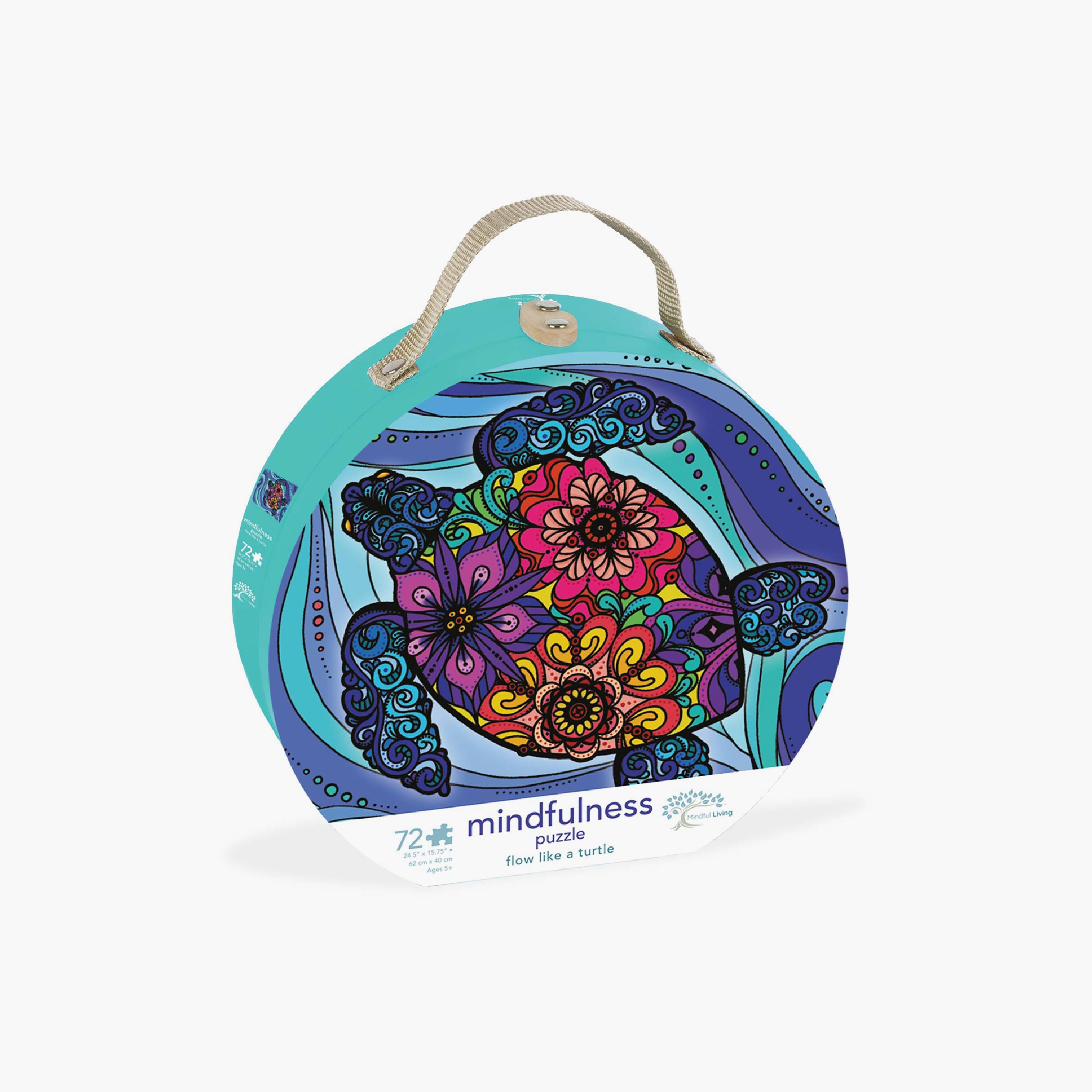Ambassador 72-Piece Mindful Living Kids Puzzle, Flow Like A Turtle-toys-indoortoys-puzzles-image-1