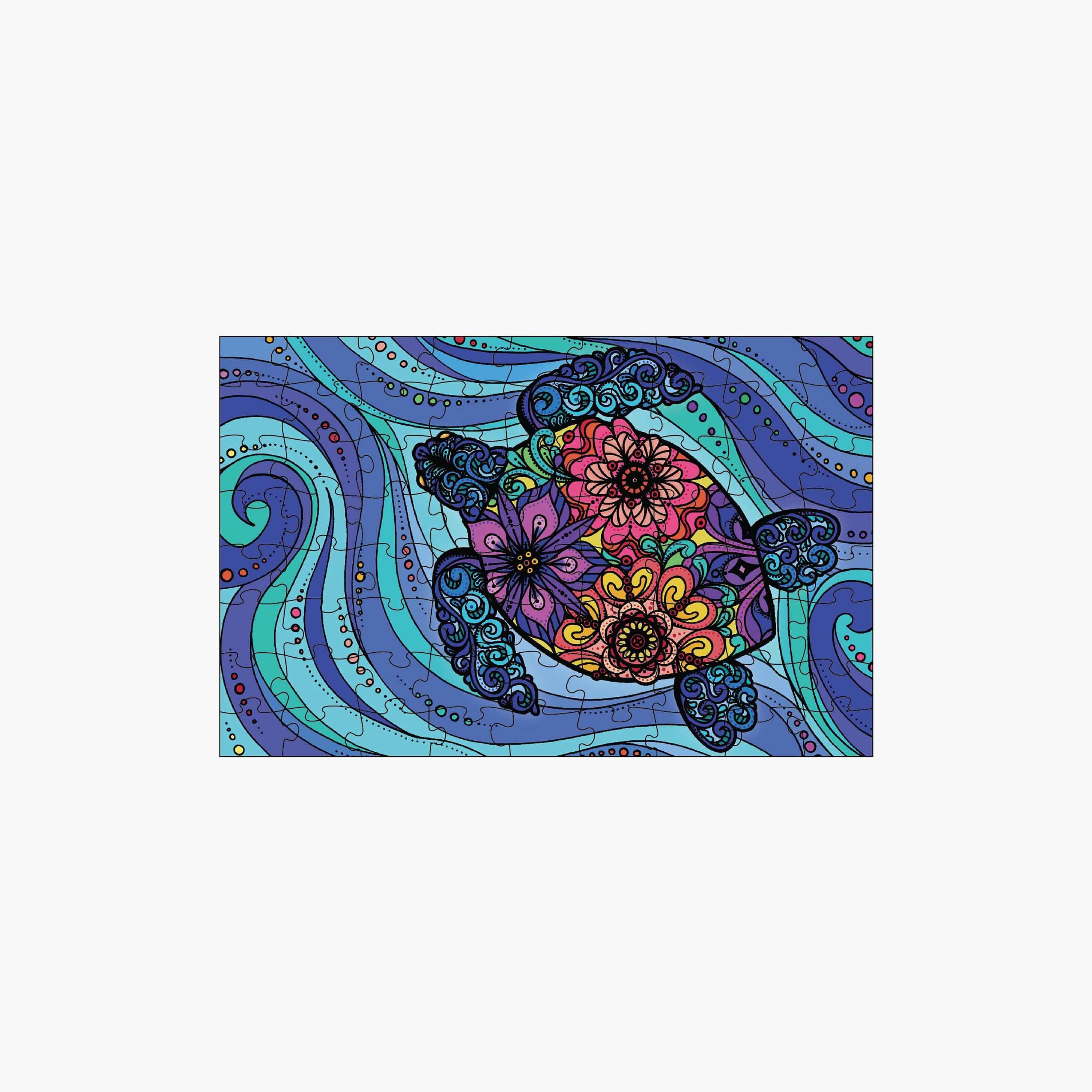 Ambassador 72-Piece Mindful Living Kids Puzzle, Flow Like A Turtle-toys-indoortoys-puzzles-image-2