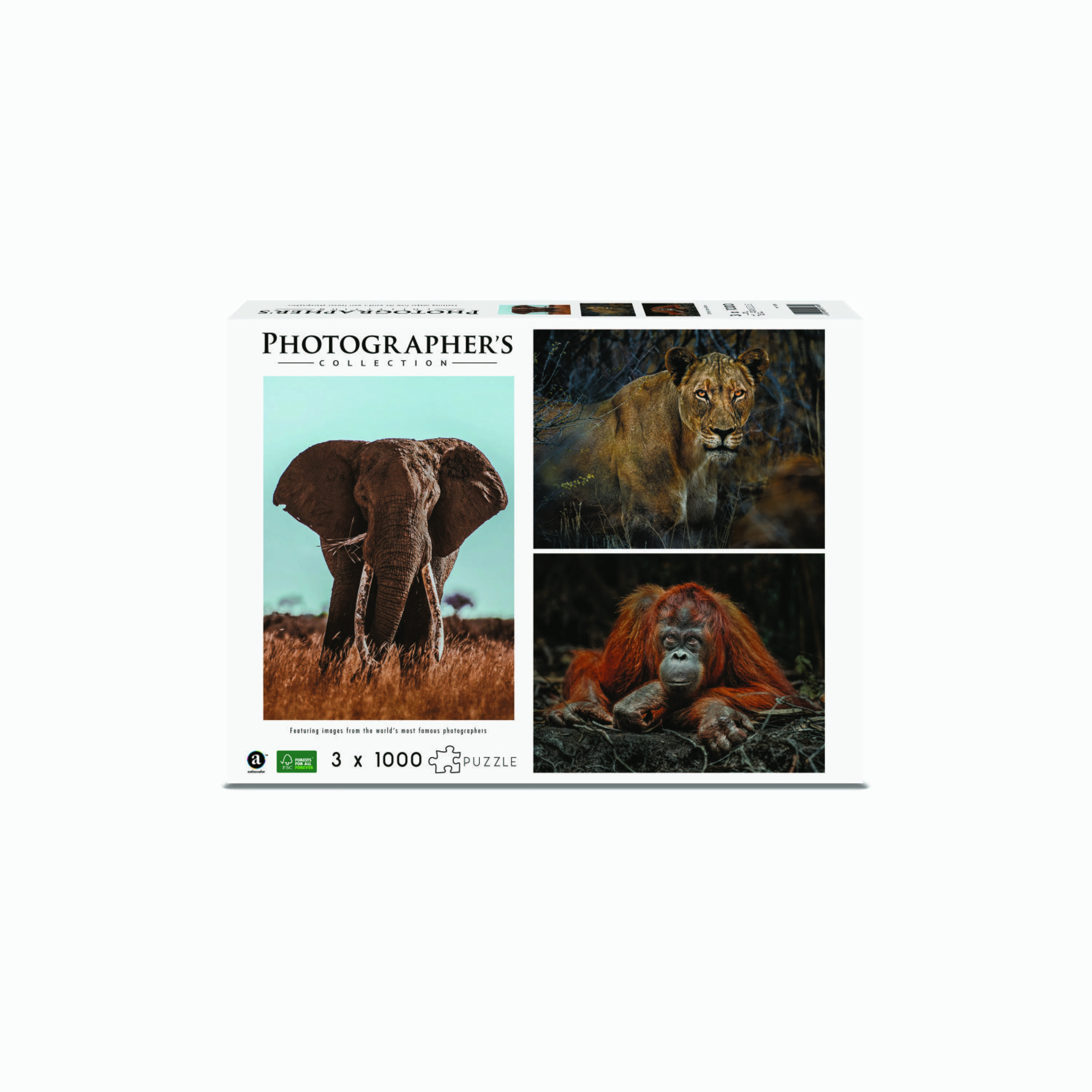 Ambassador 1000-Piece Photographers Collection Puzzle Tri-Pack-toys-indoortoys-puzzles-image-1