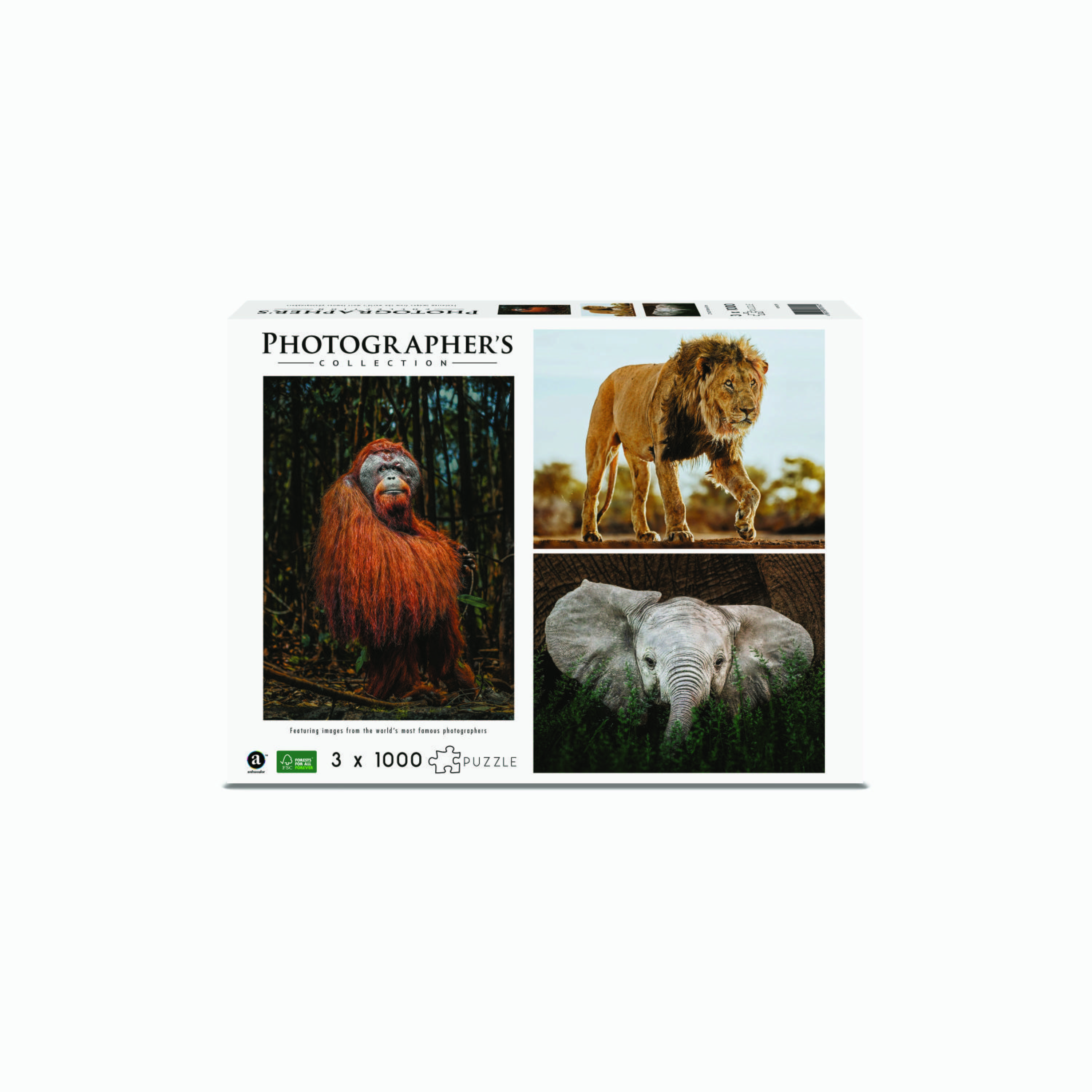 Ambassador 1000-Piece Photographers Collection Puzzle Tri-Pack-toys-indoortoys-puzzles-image-1