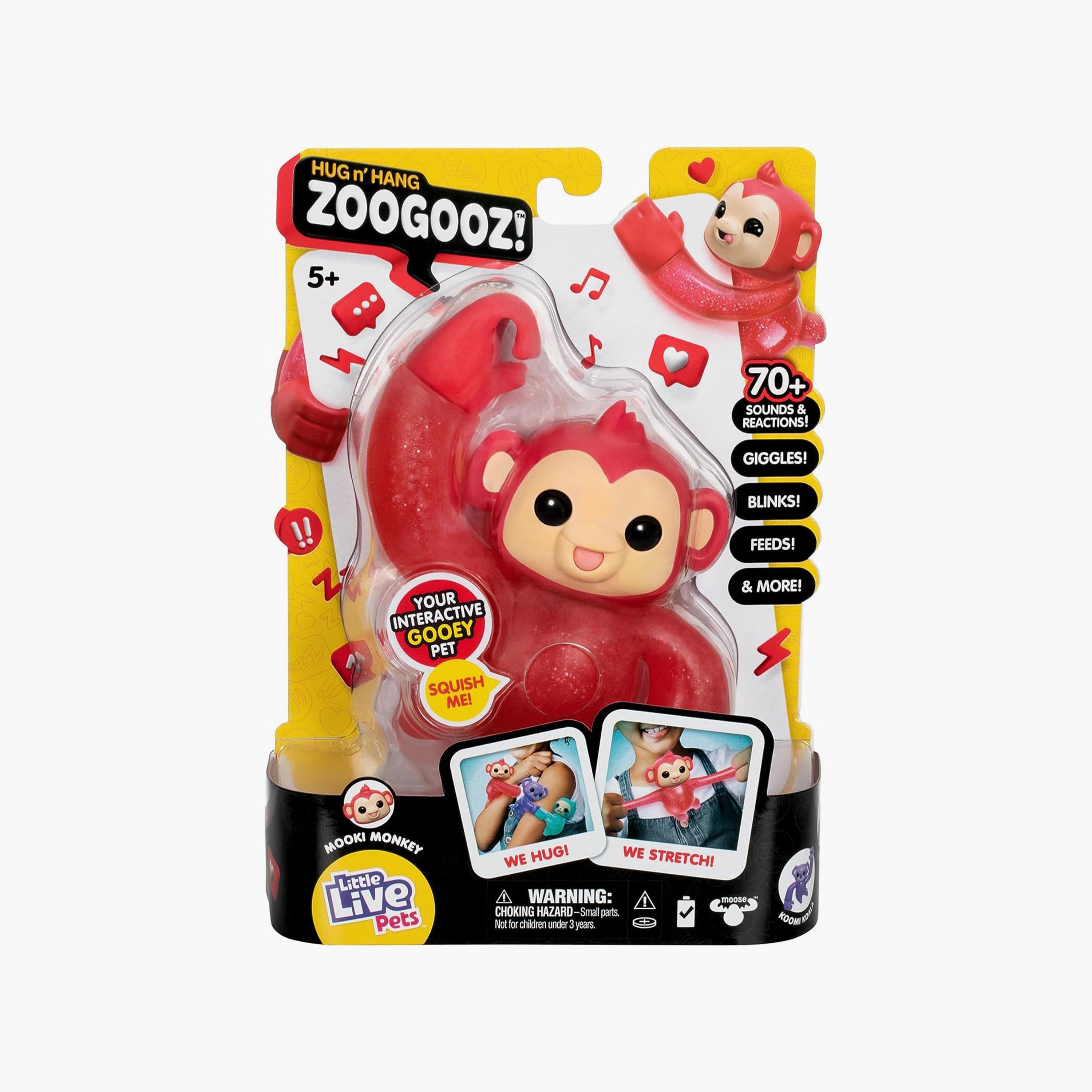 Little Live Pets Hug & Hang Zoogooz Mooki Monkey Figure-toys-playfigures-actionfigures-image-2