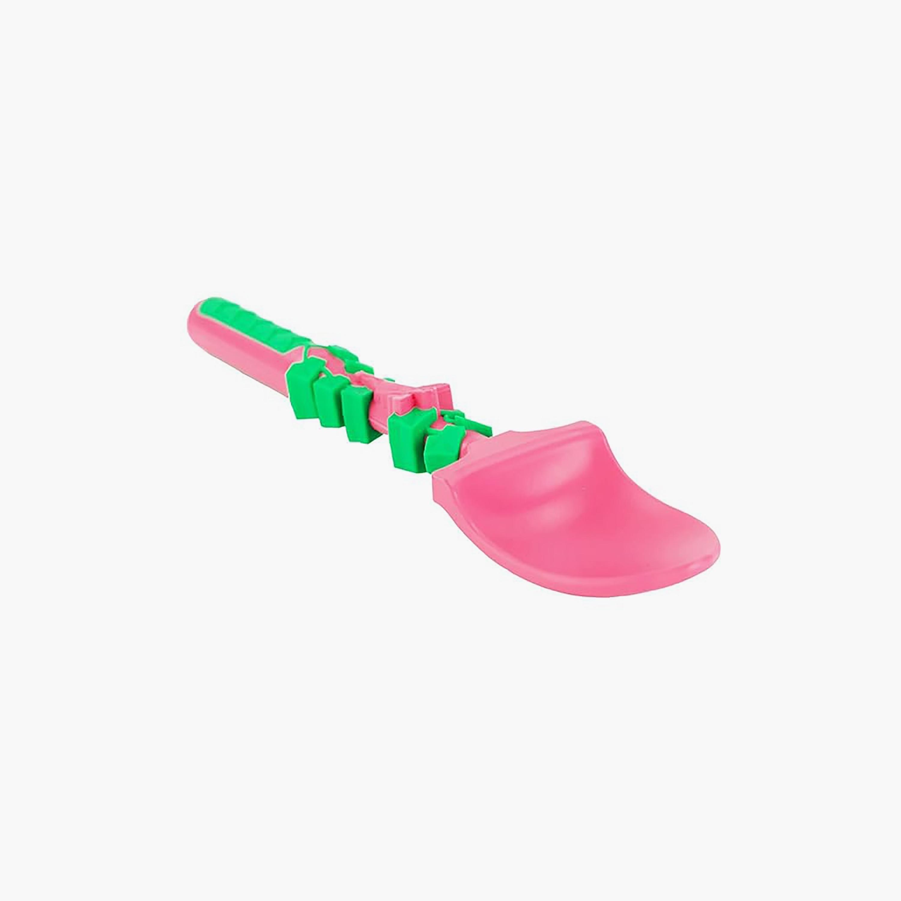 Eazy Kids Spoon, Fork & Pusher, Gardening, Pink-baby-feeding-mealtimeessentials-image-3