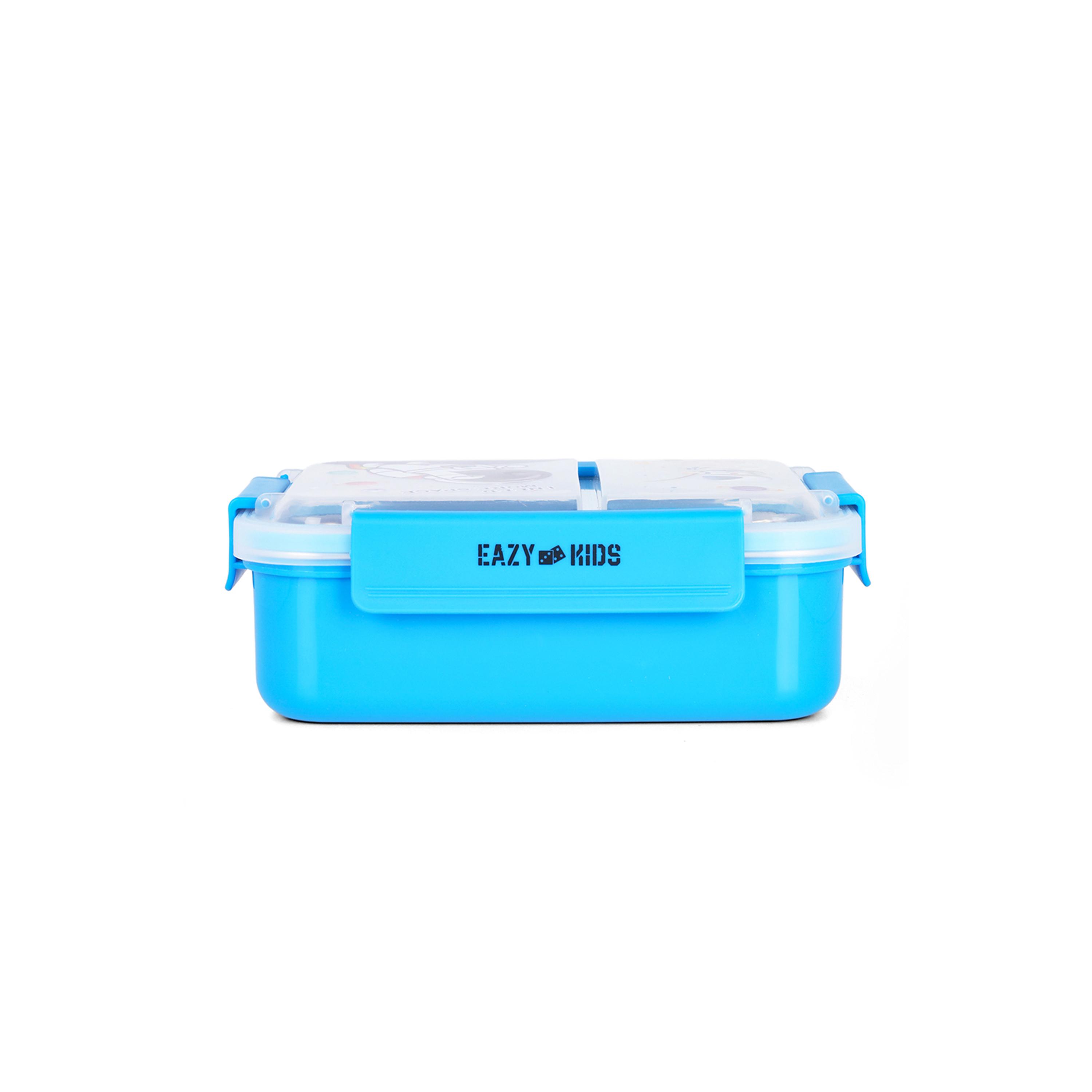 Eazy Kids Lunch Box, Astronaut, Blue-school-lunchessentials-lunchboxes-image-4