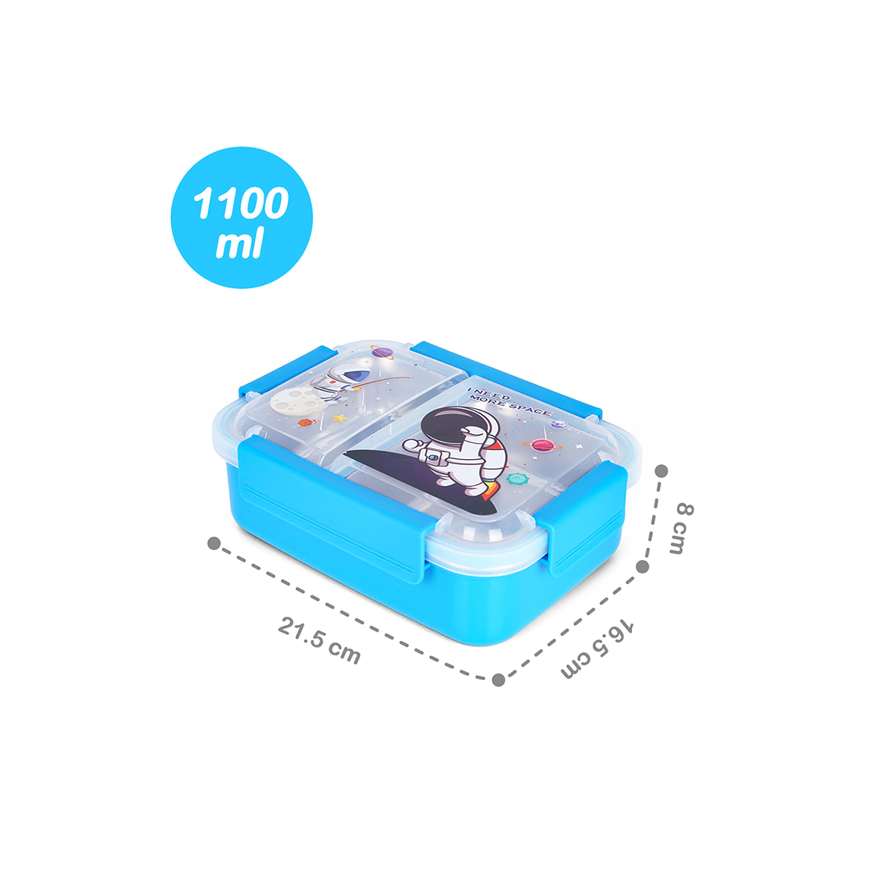 Eazy Kids Lunch Box, Astronaut, Blue-school-lunchessentials-lunchboxes-image-6