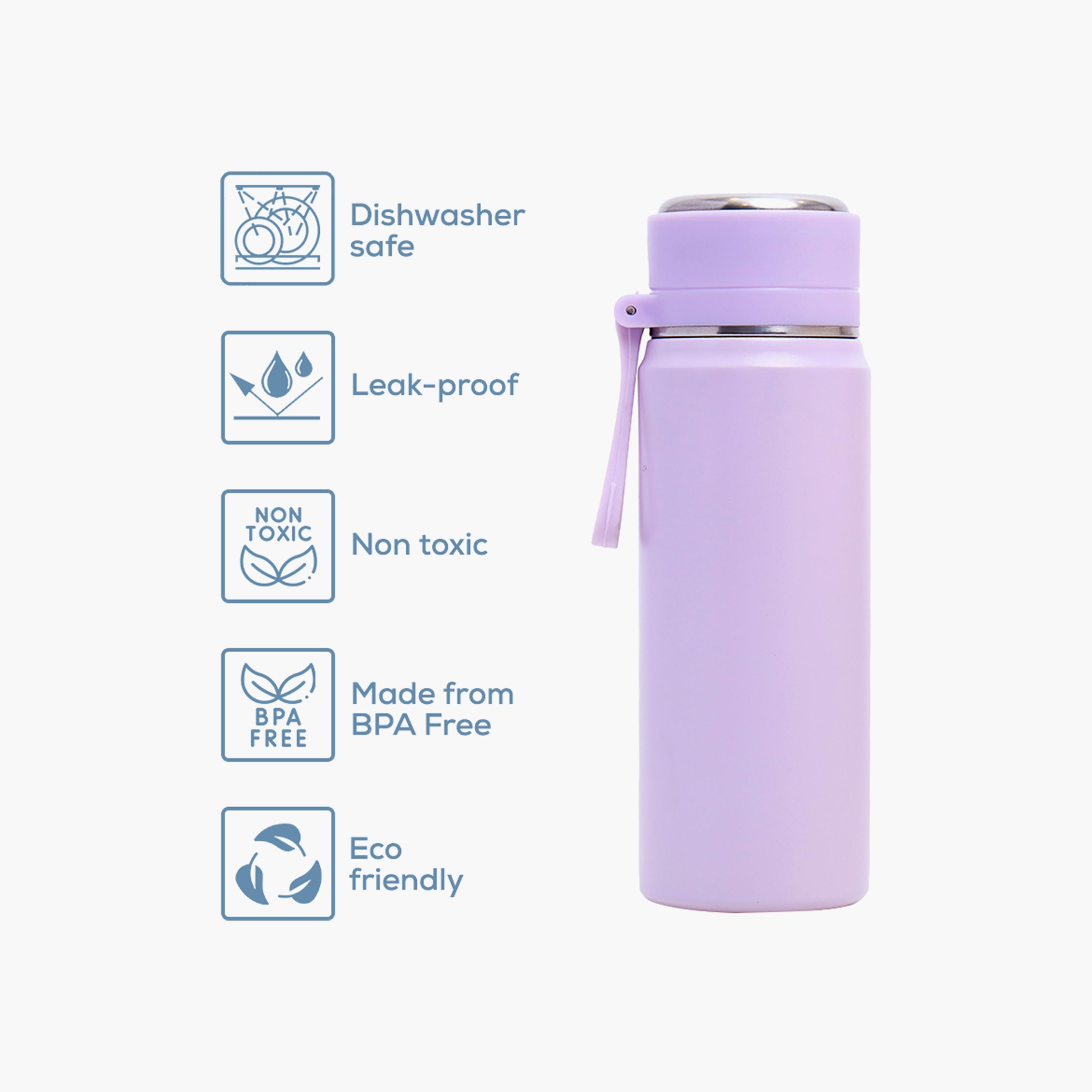 زجاجة مياه رياضية معزولة بجدار مزدوج من إيزي كيدز، 450 مل-school-waterbottles-image-4