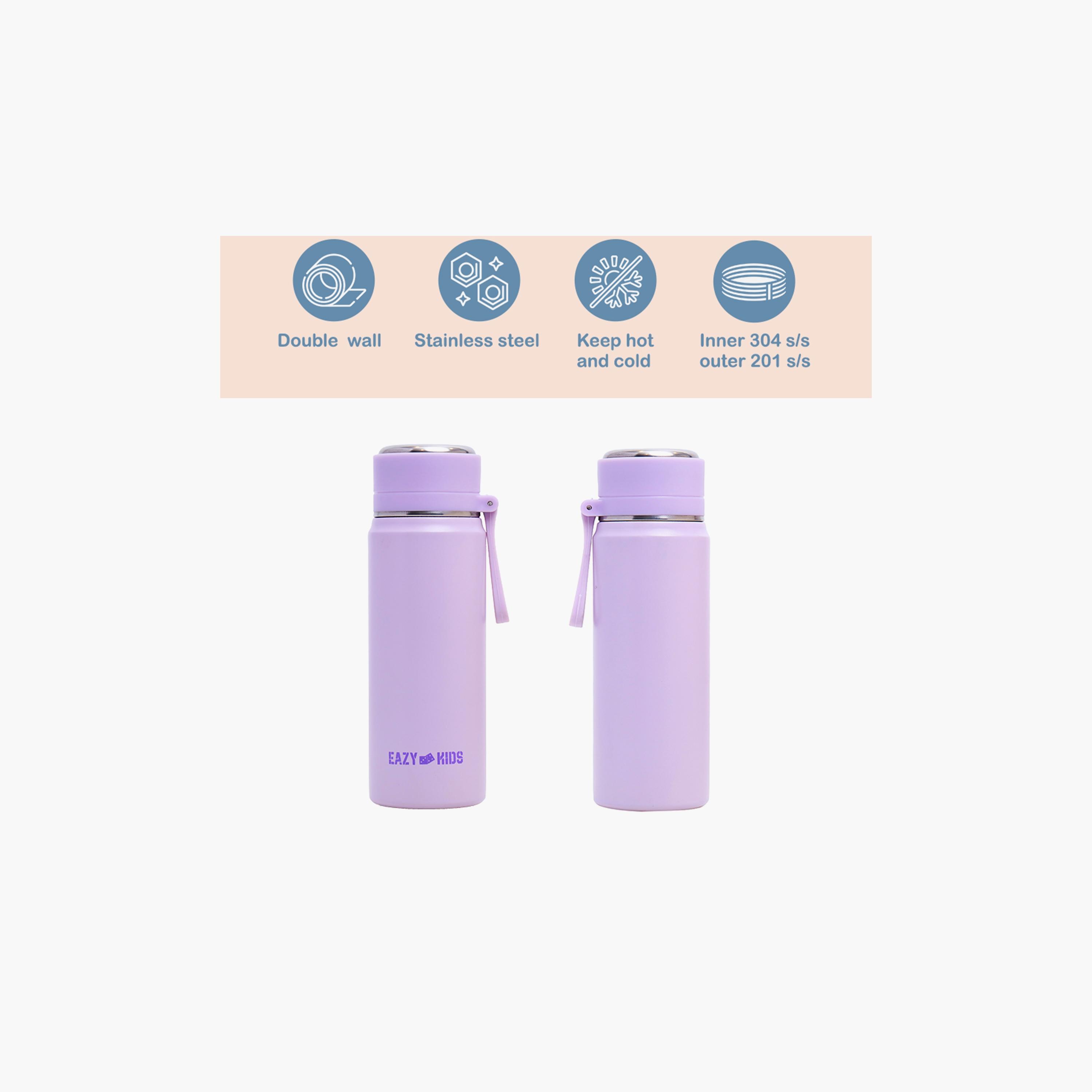 زجاجة مياه رياضية معزولة بجدار مزدوج من إيزي كيدز، 450 مل-school-waterbottles-image-6