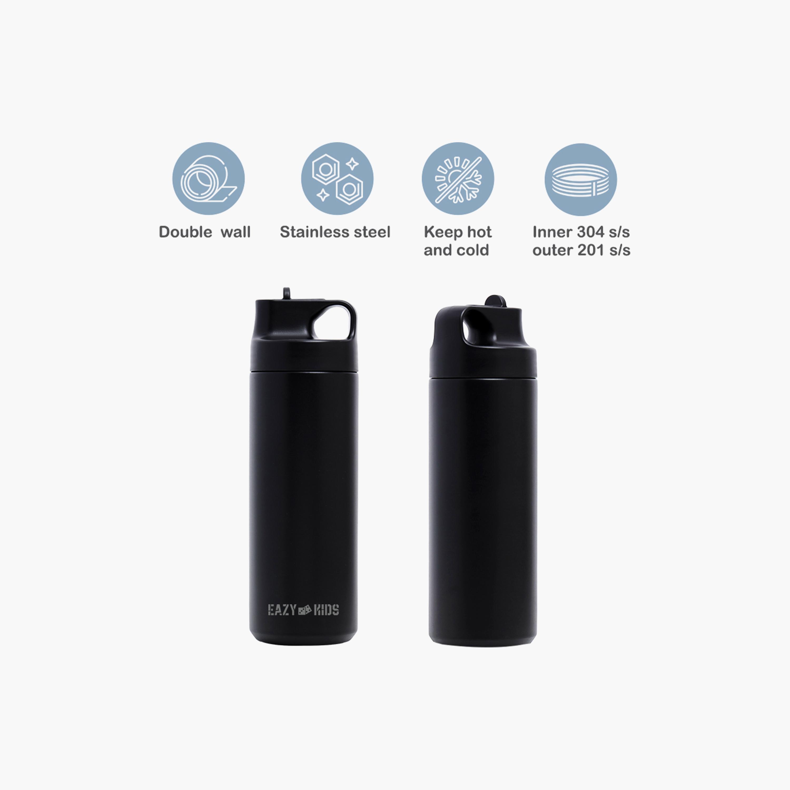 Eazy Kids Double Wall Insulated Sports Water Bottle, 550ml-school-waterbottles-image-6