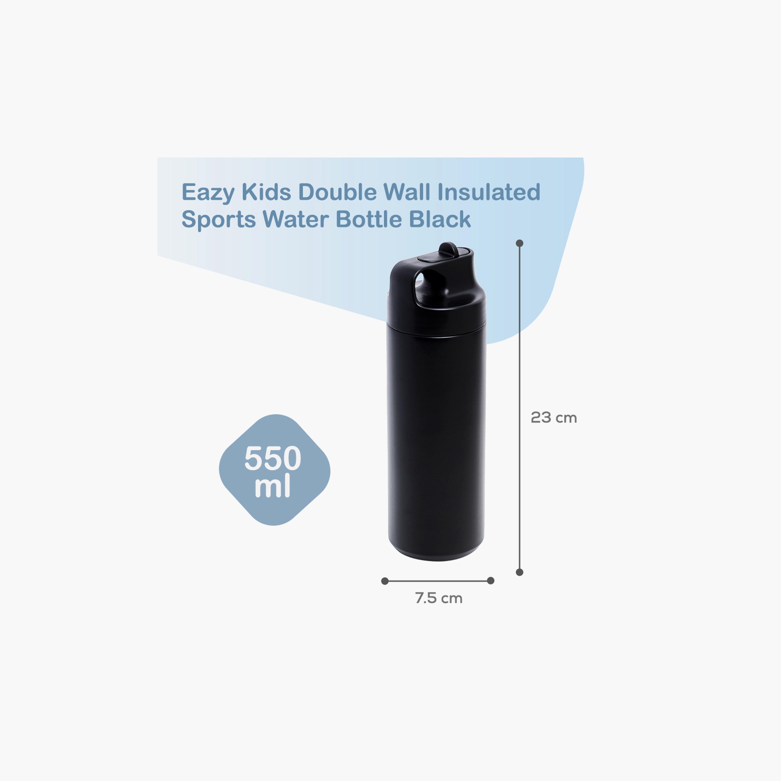 Eazy Kids Double Wall Insulated Sports Water Bottle, 550ml-school-waterbottles-image-8