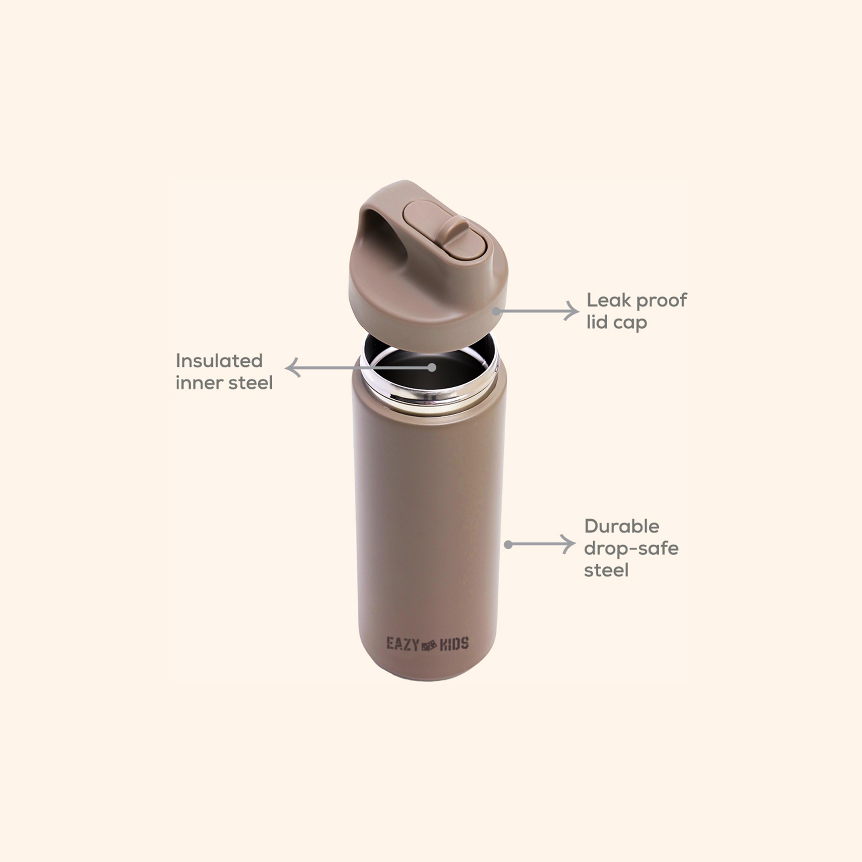 Eazy Kids Double Wall Insulated Sports Water Bottle, 550ml-school-waterbottles-image-5