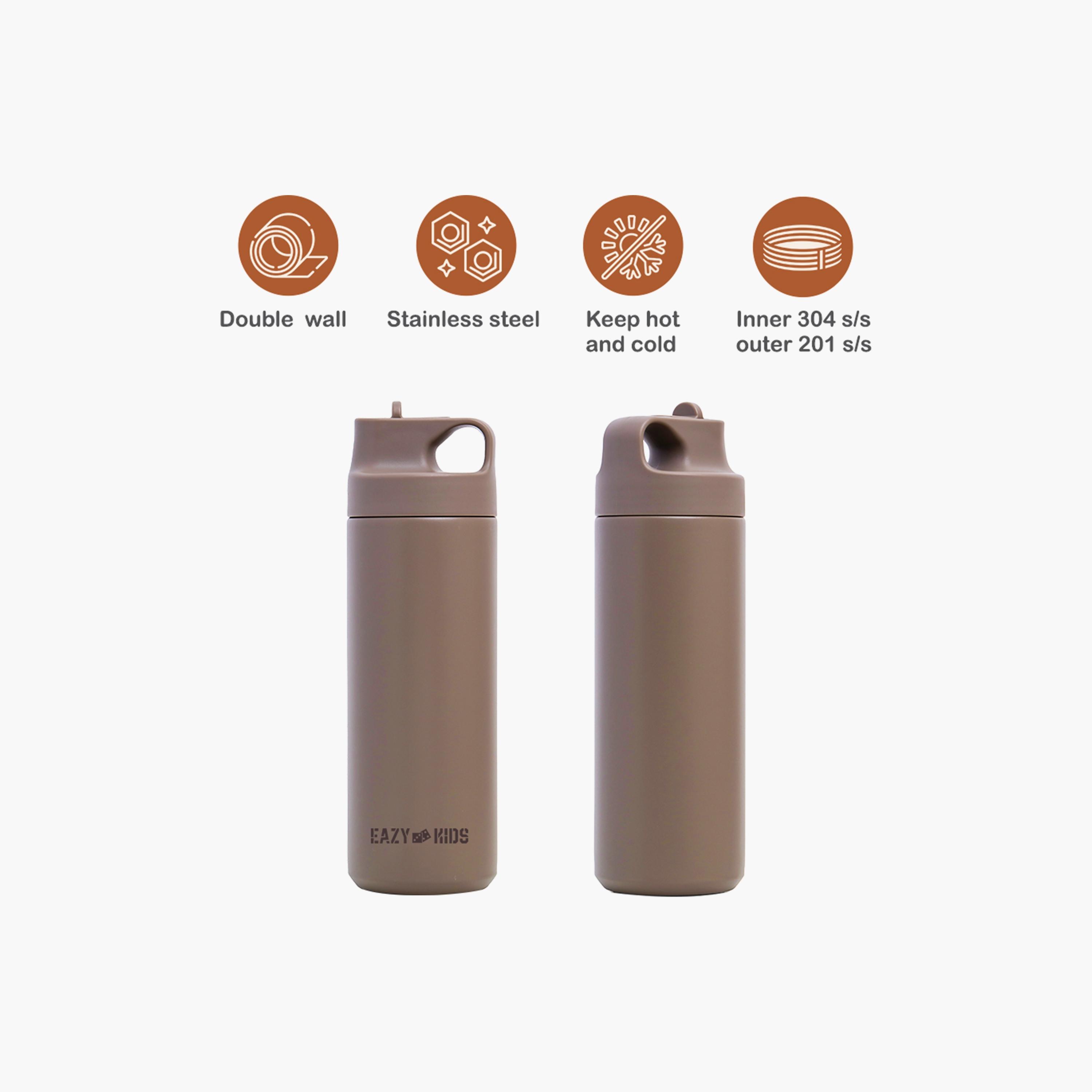 Eazy Kids Double Wall Insulated Sports Water Bottle, 550ml-school-waterbottles-image-6