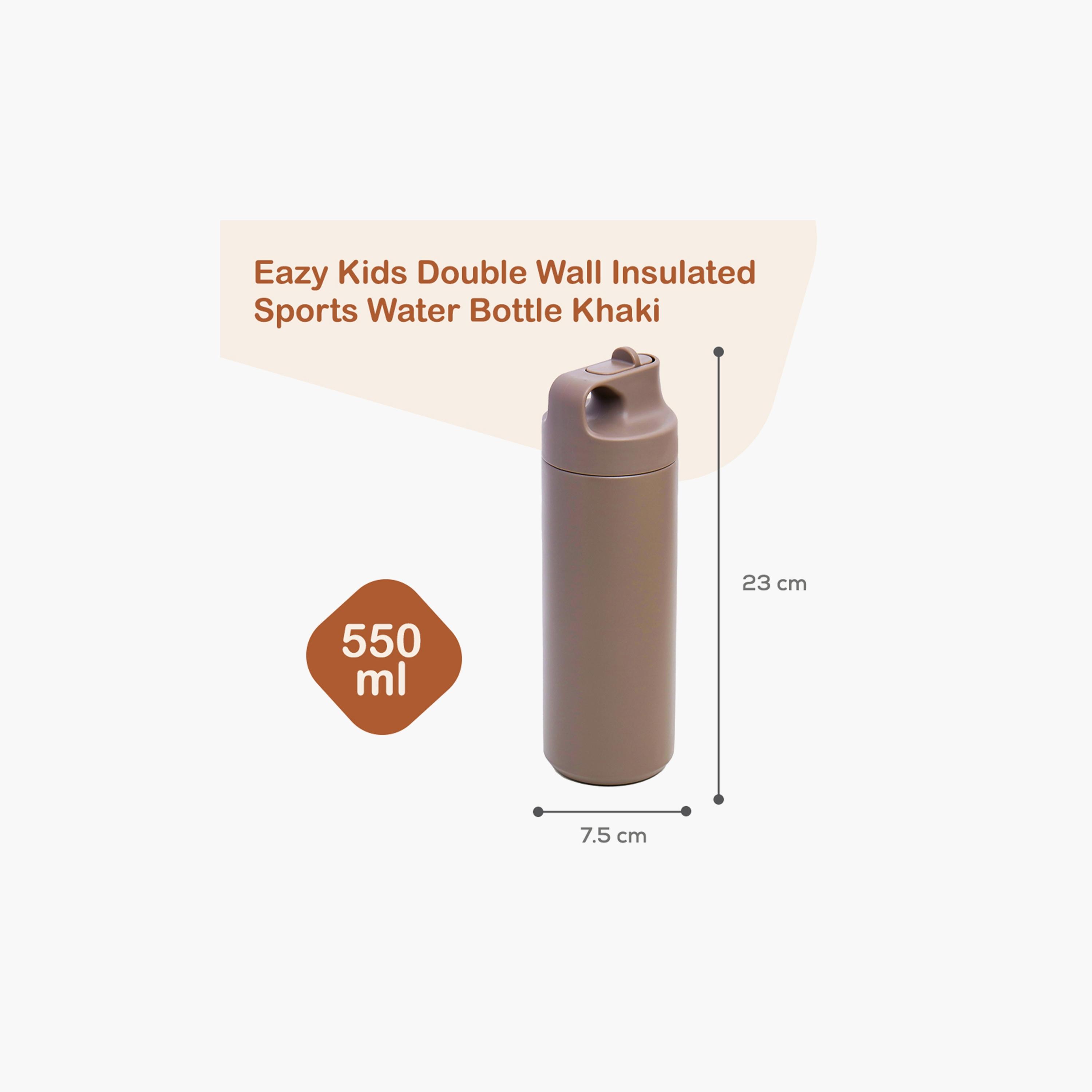 Eazy Kids Double Wall Insulated Sports Water Bottle, 550ml-school-waterbottles-image-8
