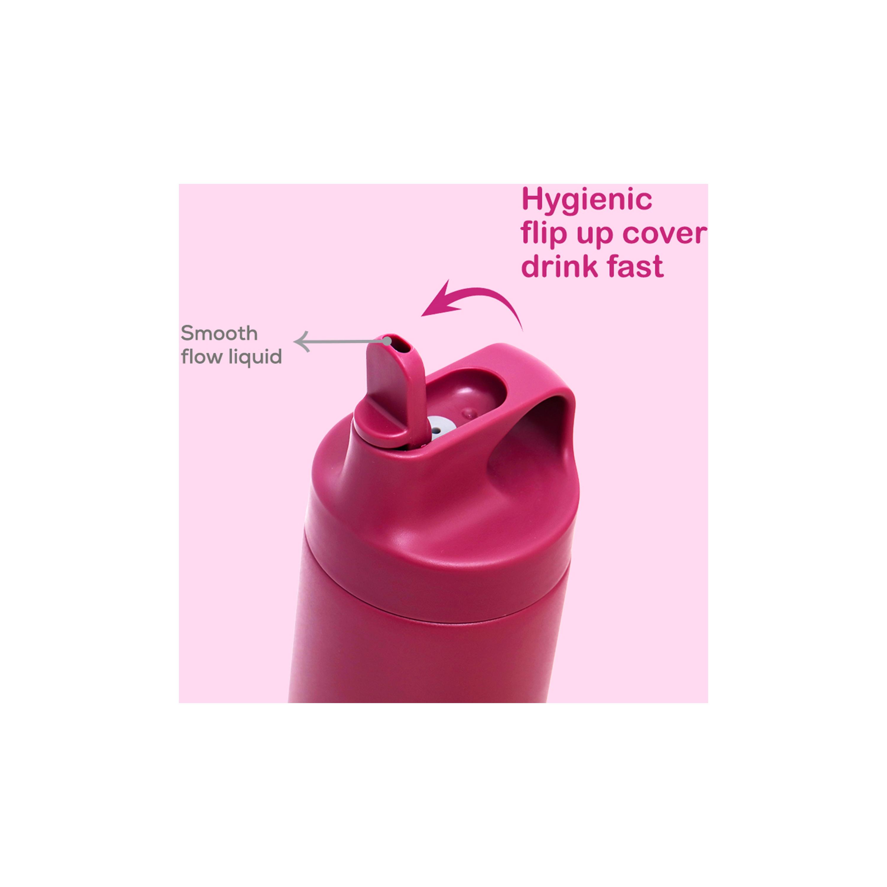 Eazy Kids Double Wall Insulated Sports Water Bottle, 550ml-school-waterbottles-image-3