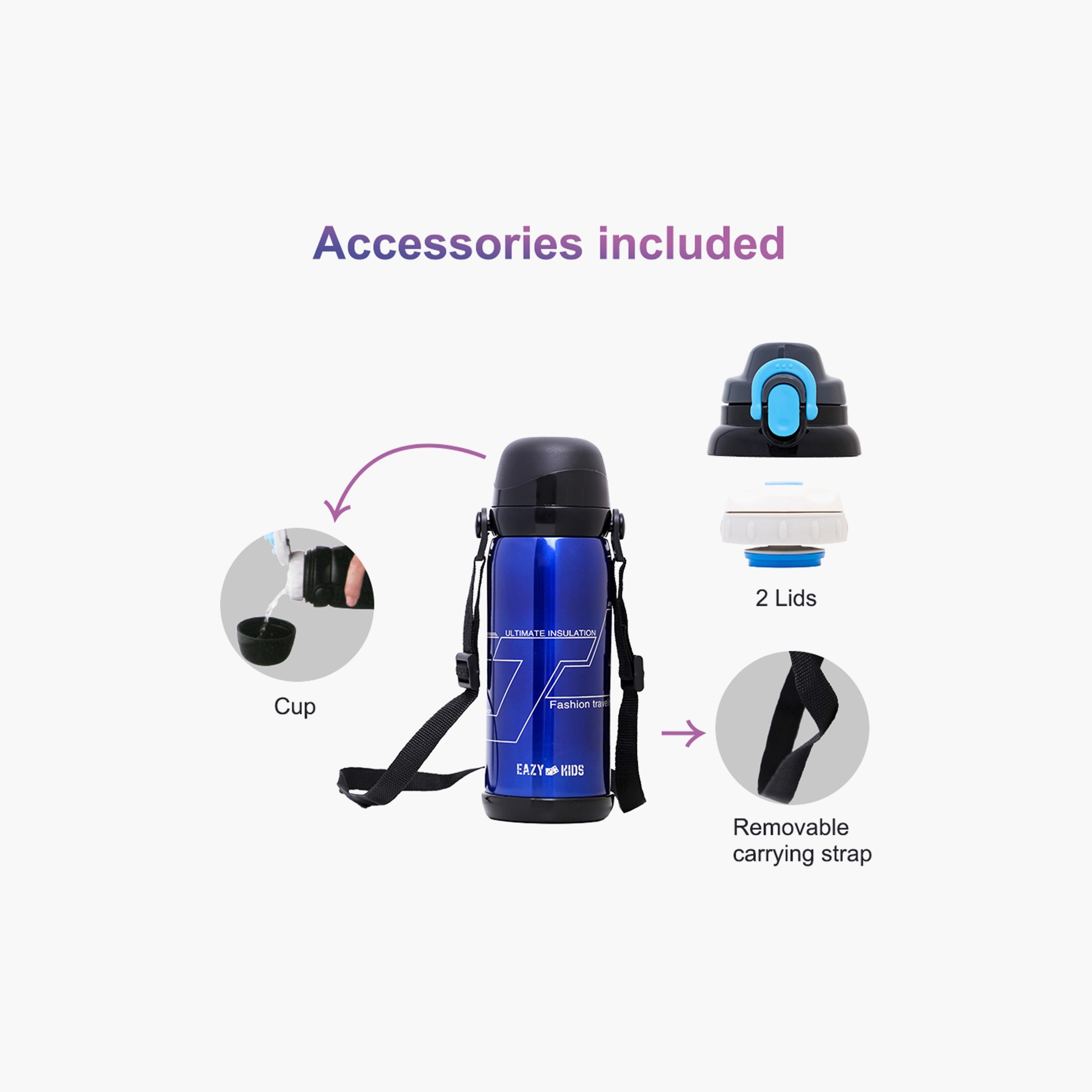 Eazy Kids Double Wall Insulated School Water Bottle, 800ml-school-waterbottles-image-8