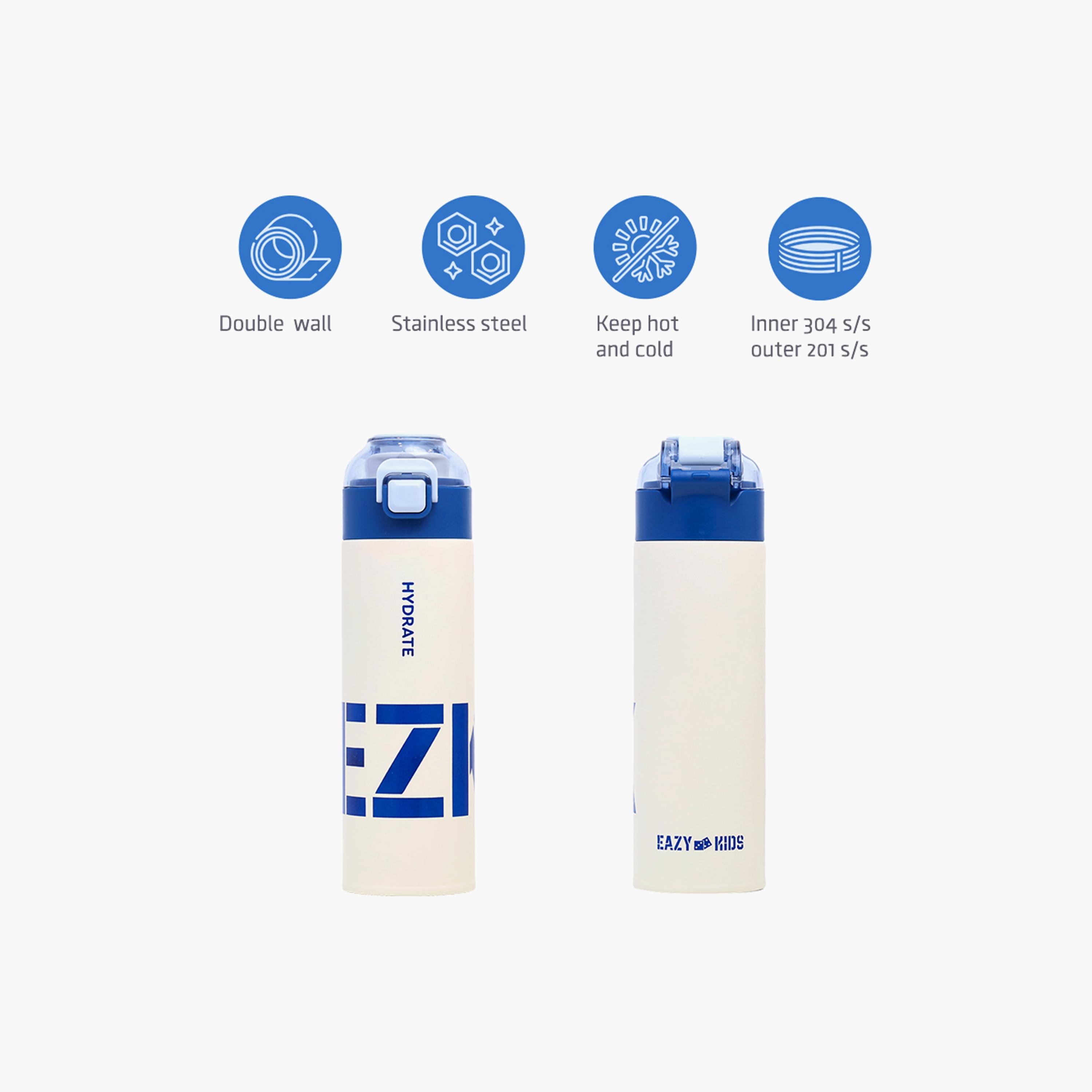 Eazy Kids Double Wall Insulated Travel Water Bottle, 550ml-school-waterbottles-image-6