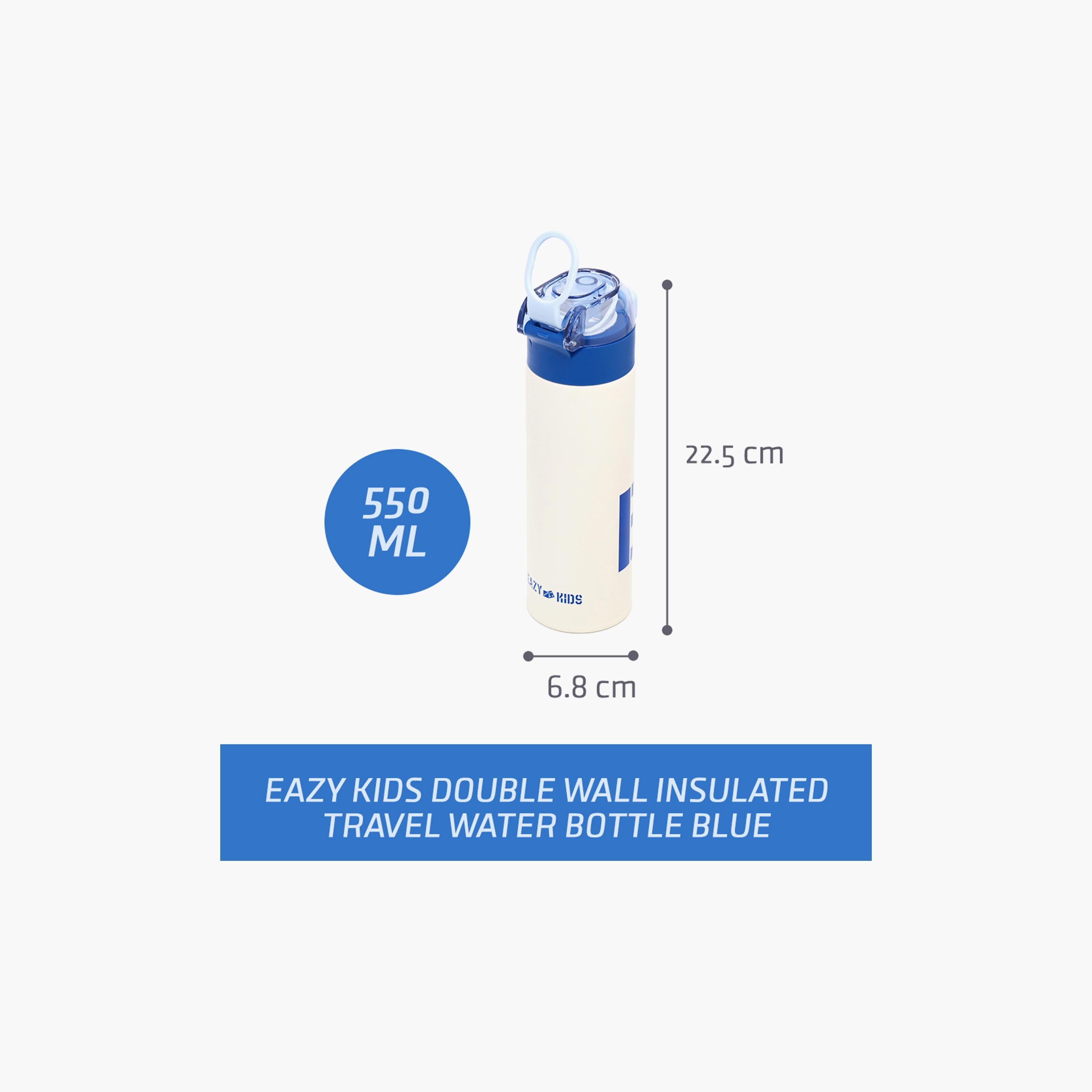 Eazy Kids Double Wall Insulated Travel Water Bottle, 550ml-school-waterbottles-image-8