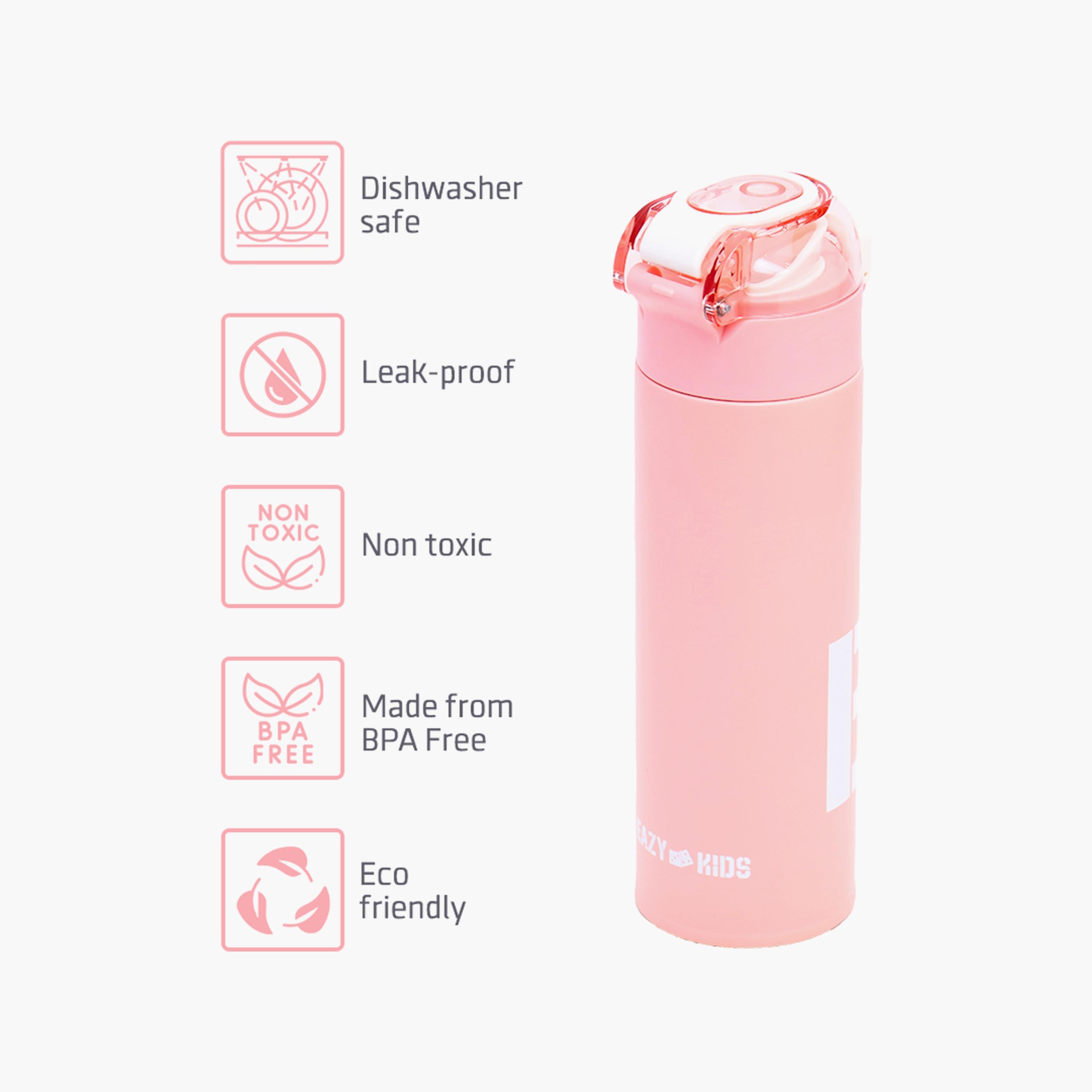 زجاجة مياه معزولة بجدار مزدوج من إيزي كيدز، 550 مل-school-waterbottles-image-4