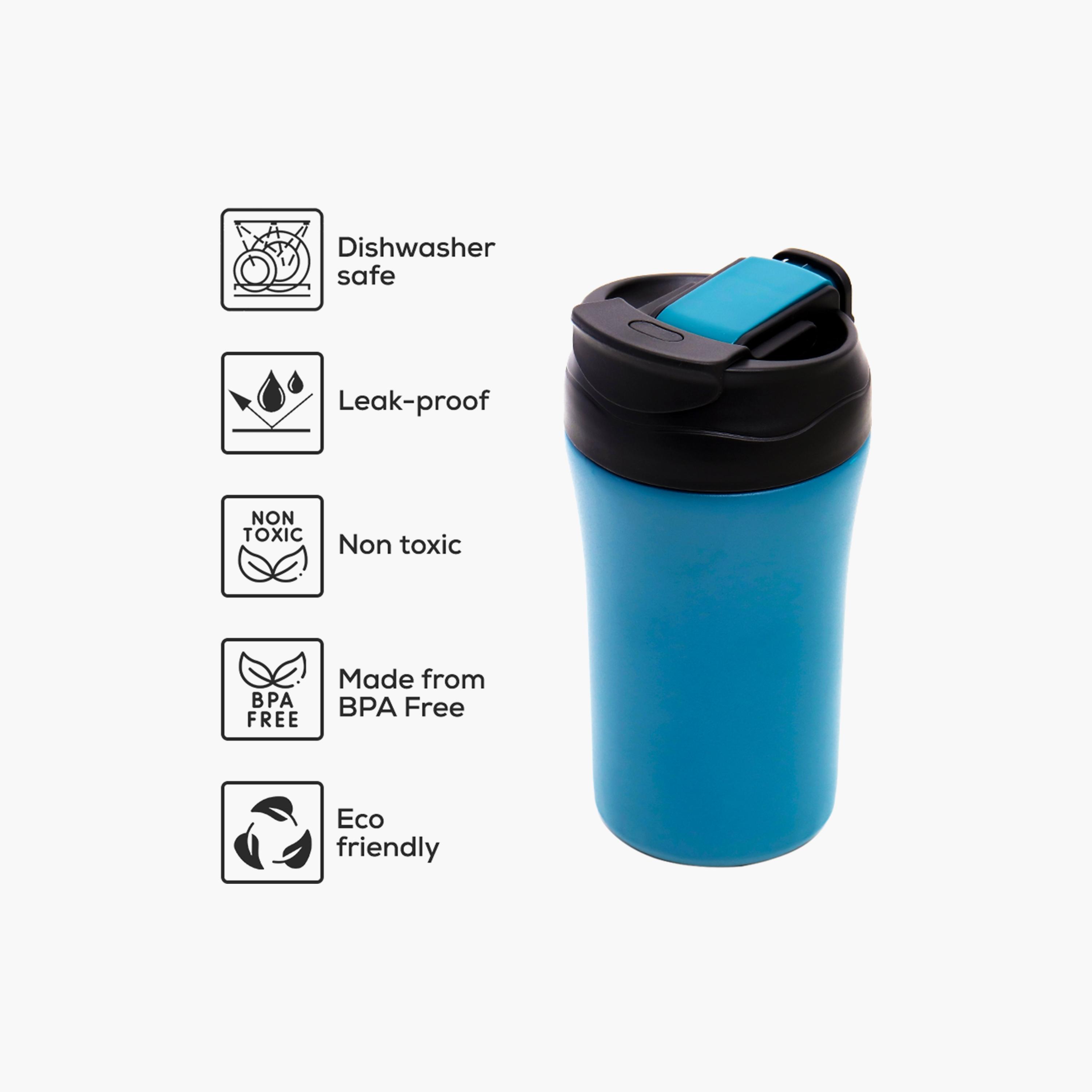 زجاجة مياه معزولة بجدار مزدوج من إيزي كيدز، 400 مل-school-waterbottles-image-5
