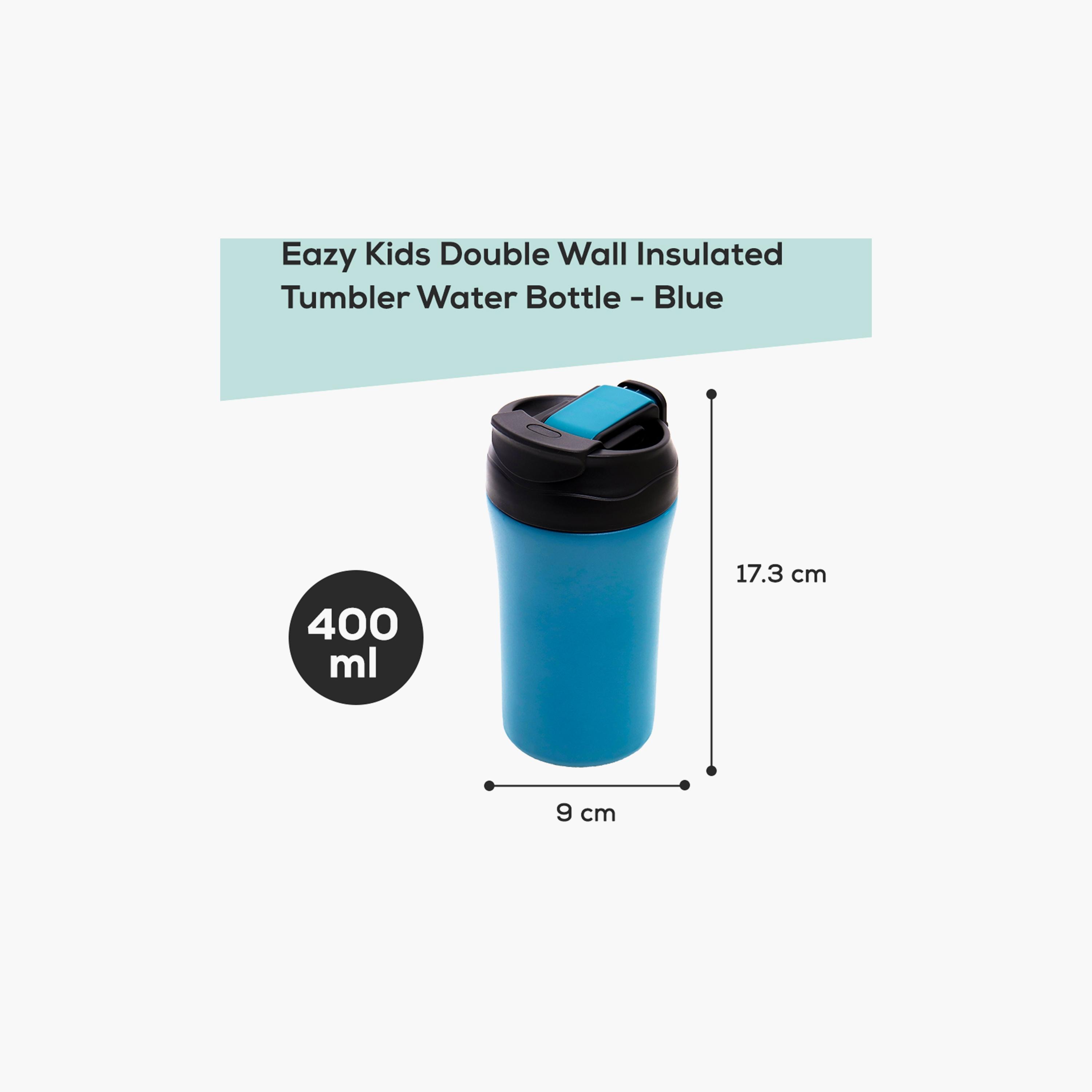 زجاجة مياه معزولة بجدار مزدوج من إيزي كيدز، 400 مل-school-waterbottles-image-9