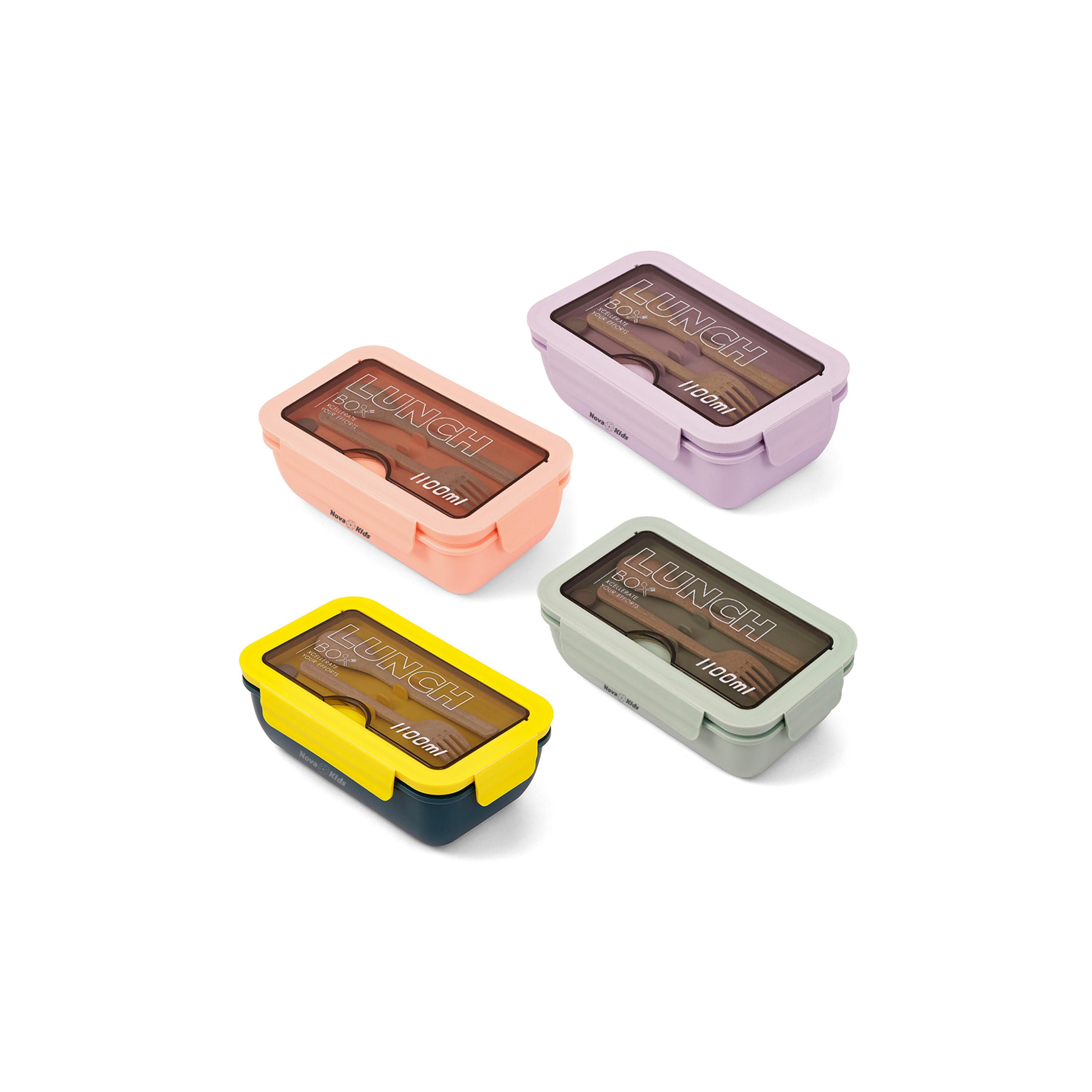 Nova Kids Lunch Box with Spoon and Fork, 1100 ml-school-lunchessentials-lunchboxes-image-3