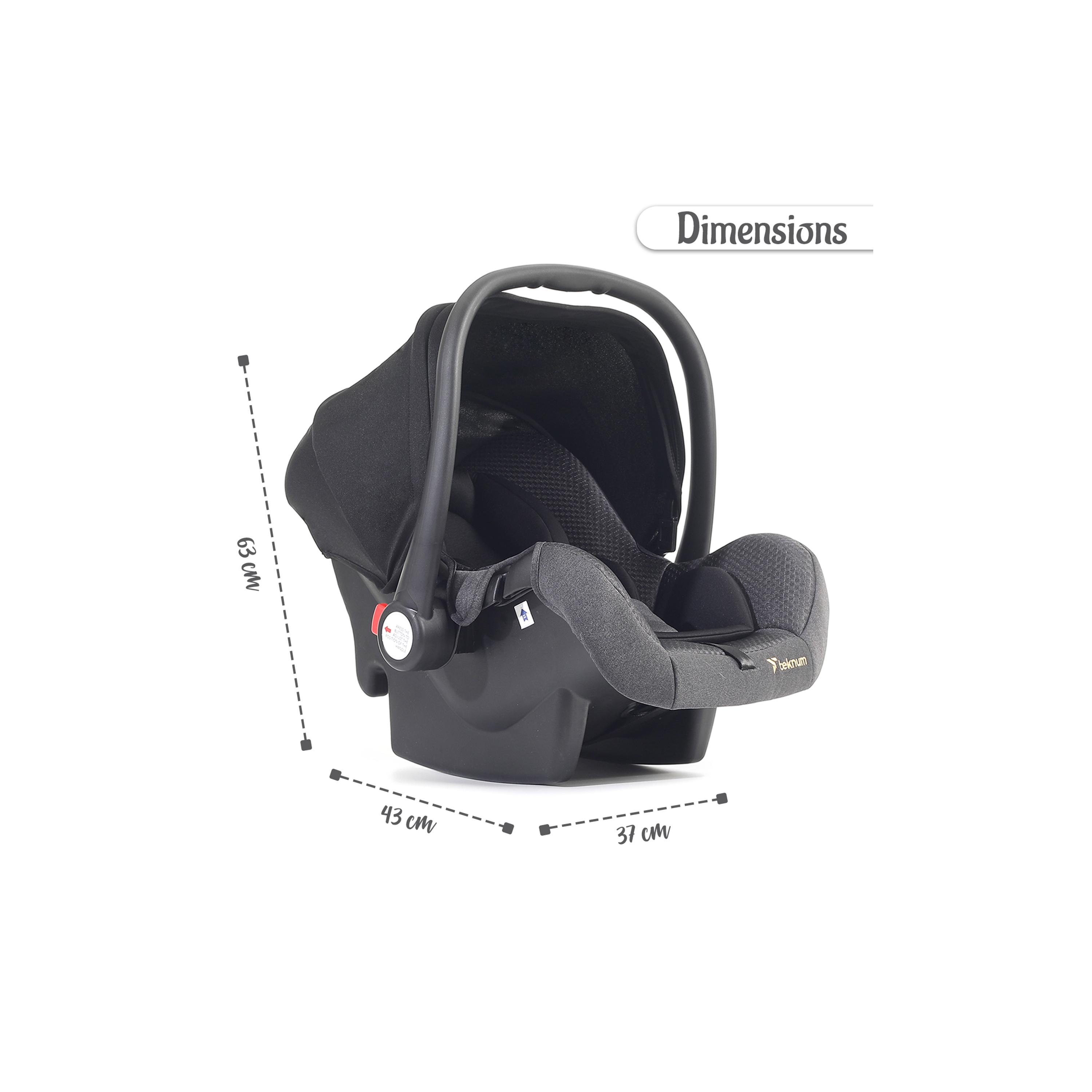 Teknum Reversible Travel Stroller & Compact Car Seat, Khaki-baby-gear-strollersandprams-strollers-image-11