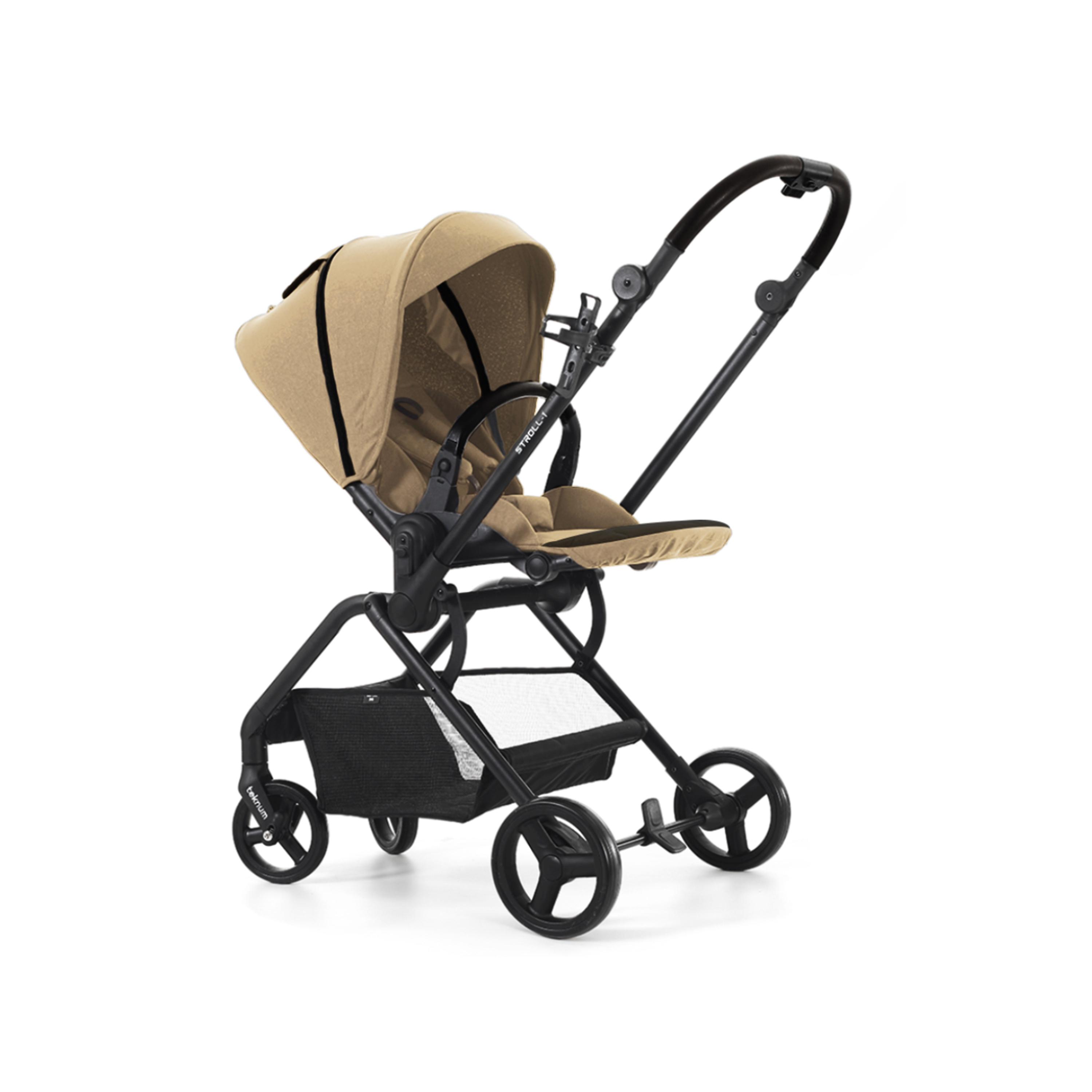 Teknum Reversible Travel Stroller & Compact Car Seat, Khaki-baby-gear-strollersandprams-strollers-image-5
