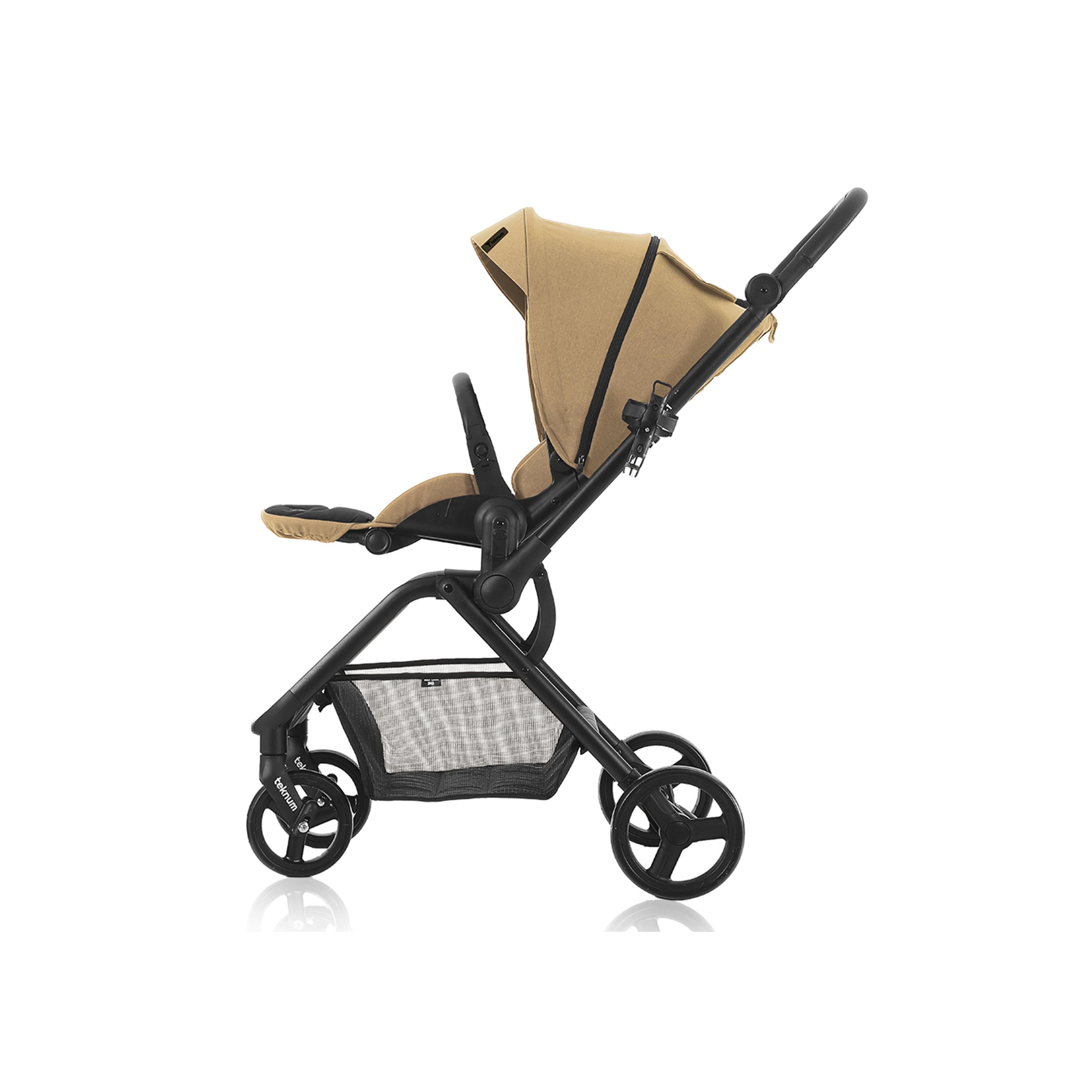 Teknum Reversible Travel Stroller & Compact Car Seat, Khaki-baby-gear-strollersandprams-strollers-image-6