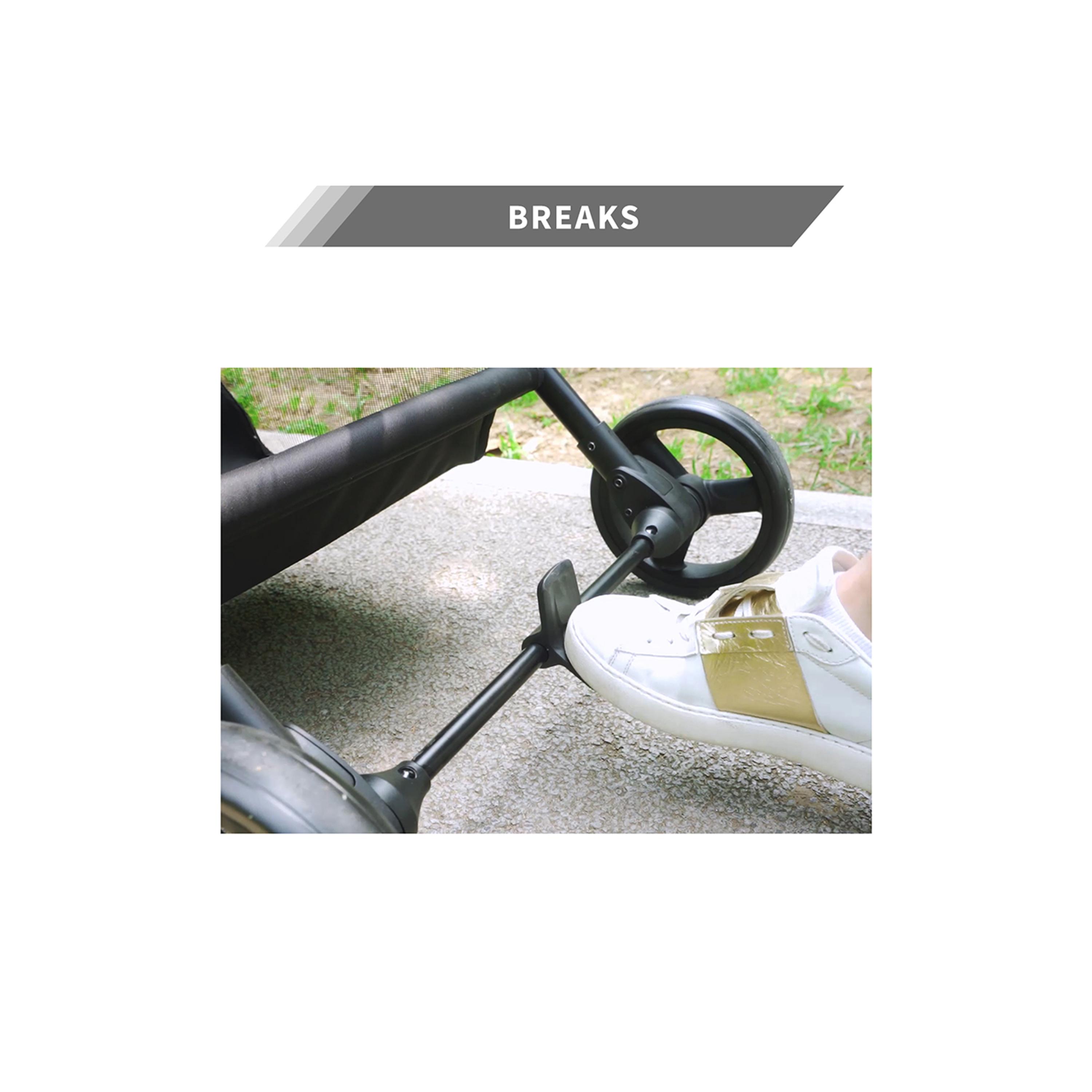 Teknum Reversible Travel Stroller & Compact Car Seat, Khaki-baby-gear-strollersandprams-strollers-image-8