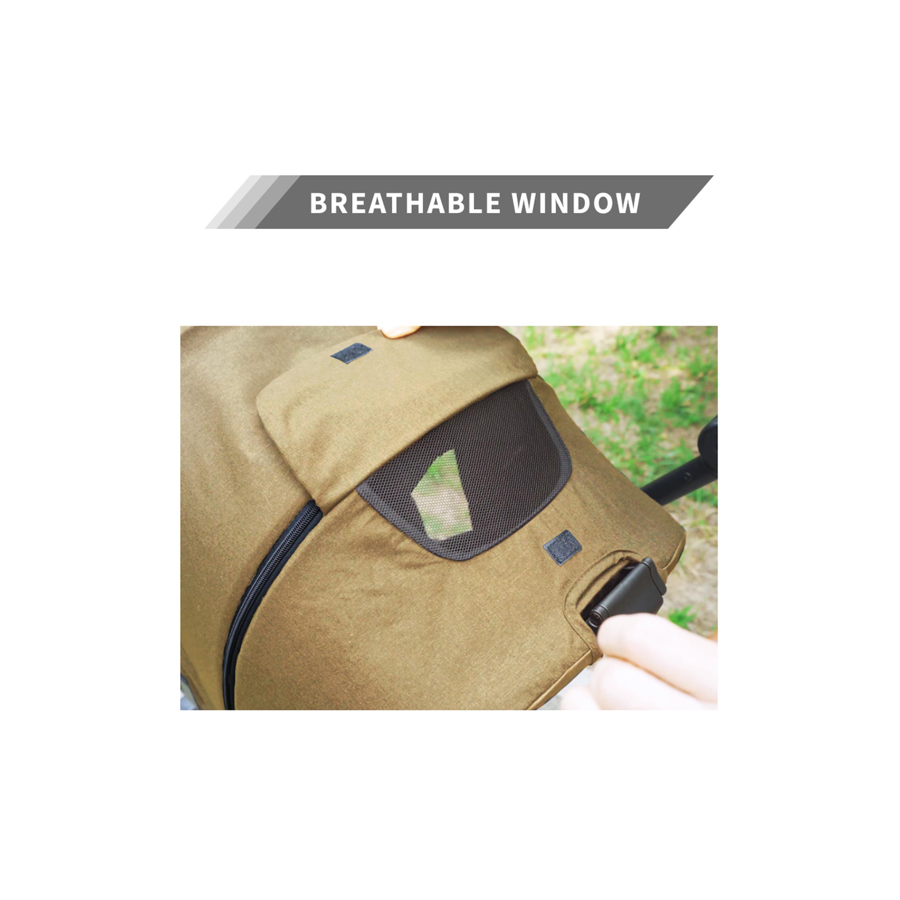 Teknum Reversible Travel Stroller & Compact Car Seat, Khaki-baby-gear-strollersandprams-strollers-image-9