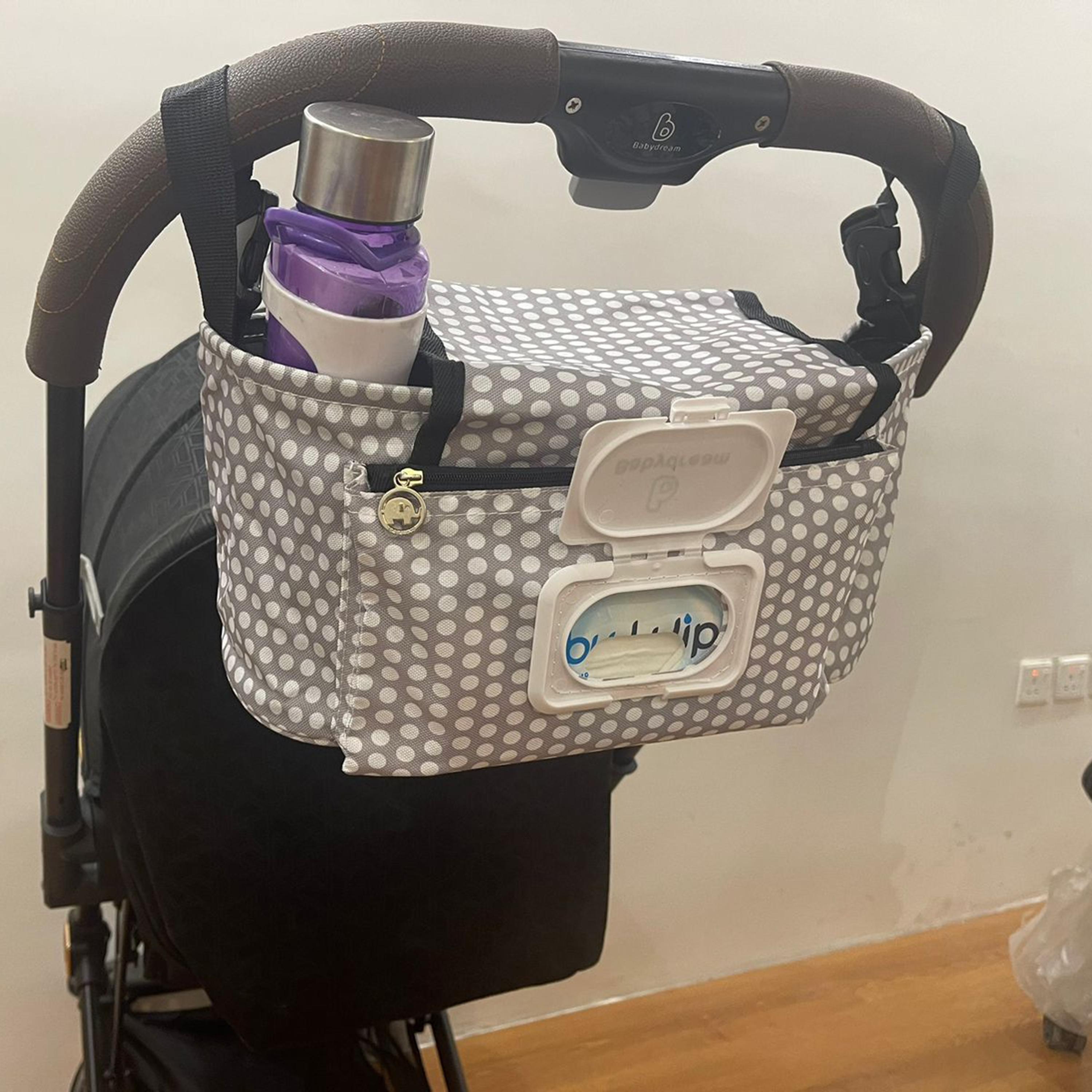Babydream Stroller Storage Bag, Grey-baby-gear-strollersandprams-accessories-image-2