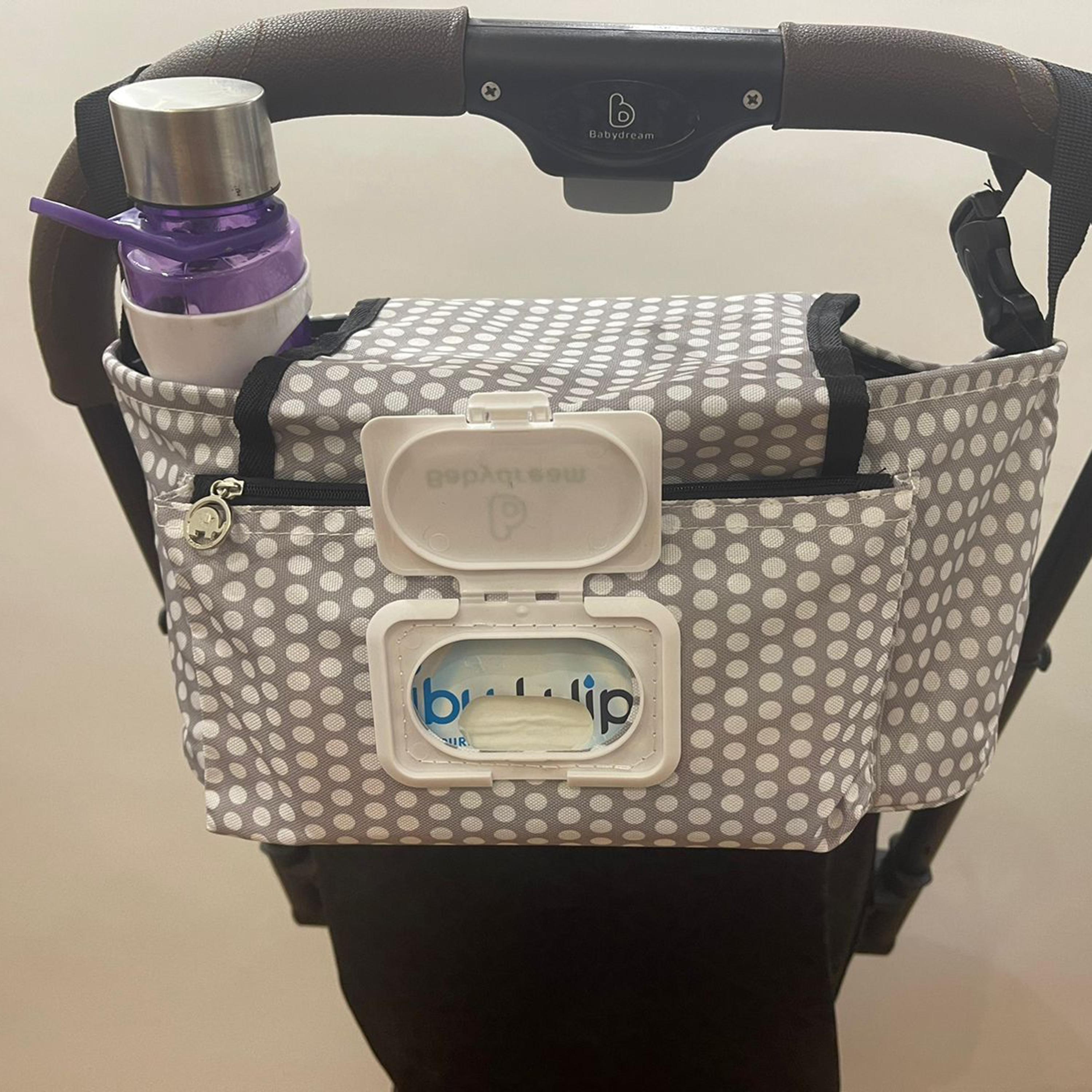 Babydream Stroller Storage Bag, Grey-baby-gear-strollersandprams-accessories-image-4