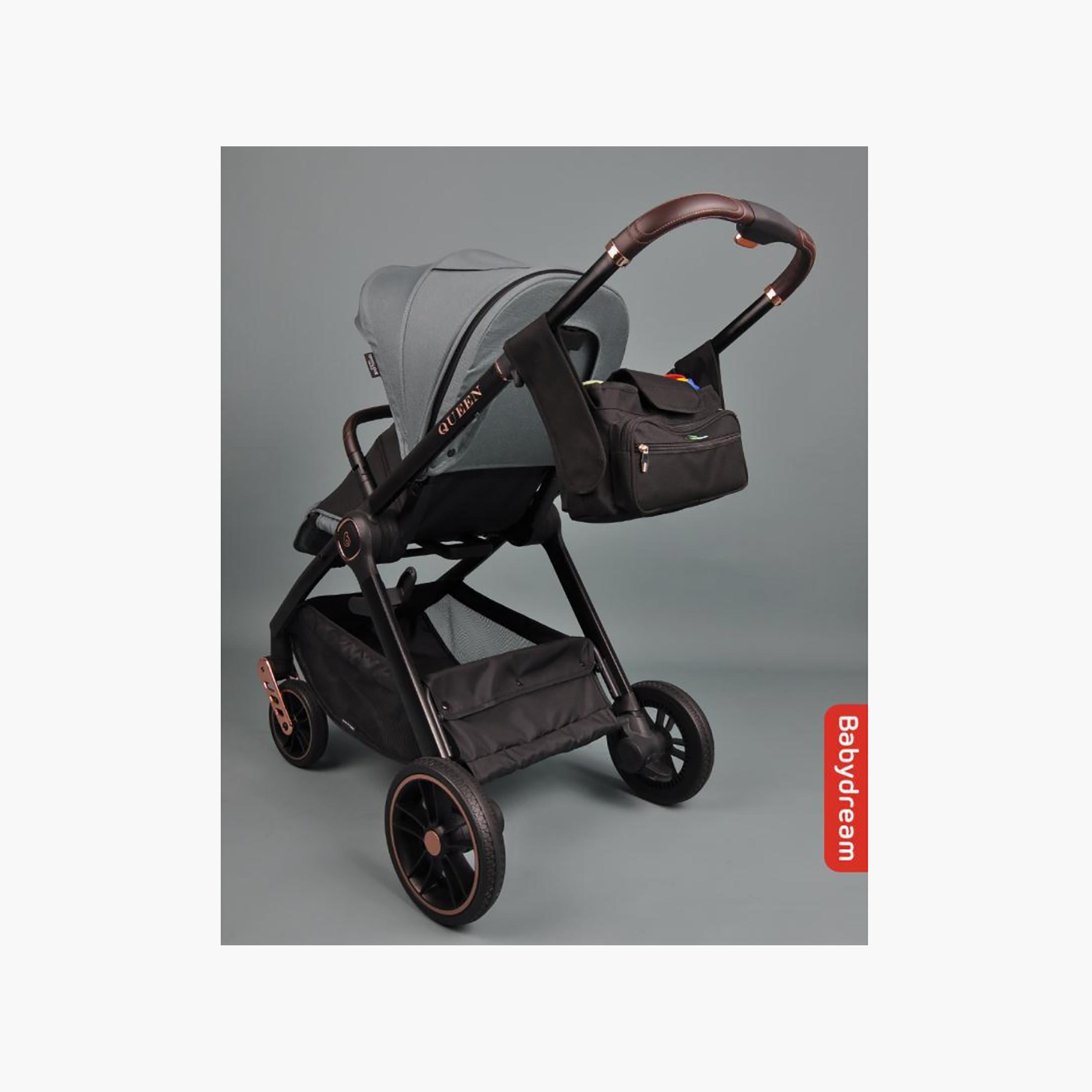 Babydream Stroller Diaper Bag, Black-baby-gear-diaperbags-image-4