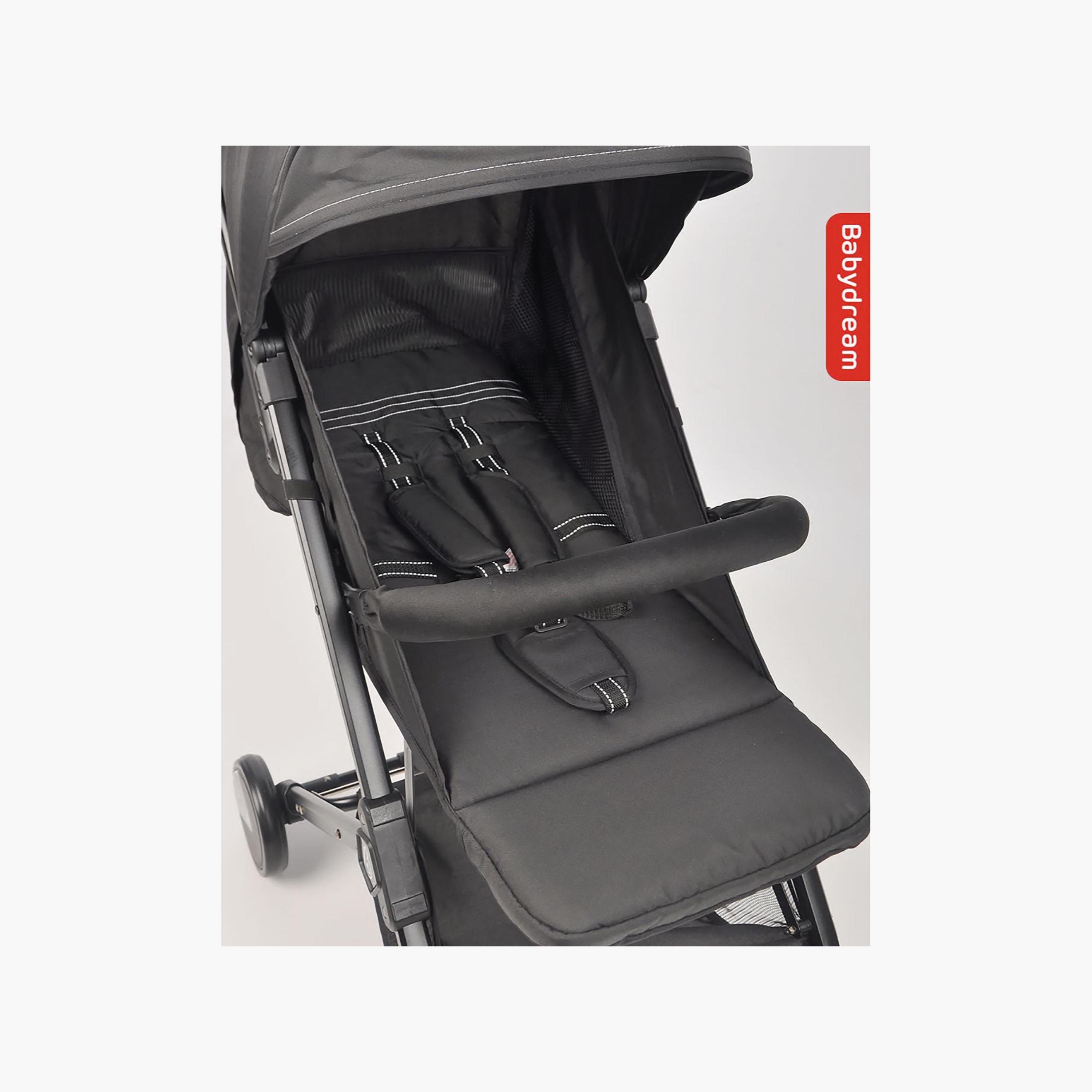 Babydream Foldable Bee Stroller, Black-baby-gear-strollersandprams-strollers-image-3