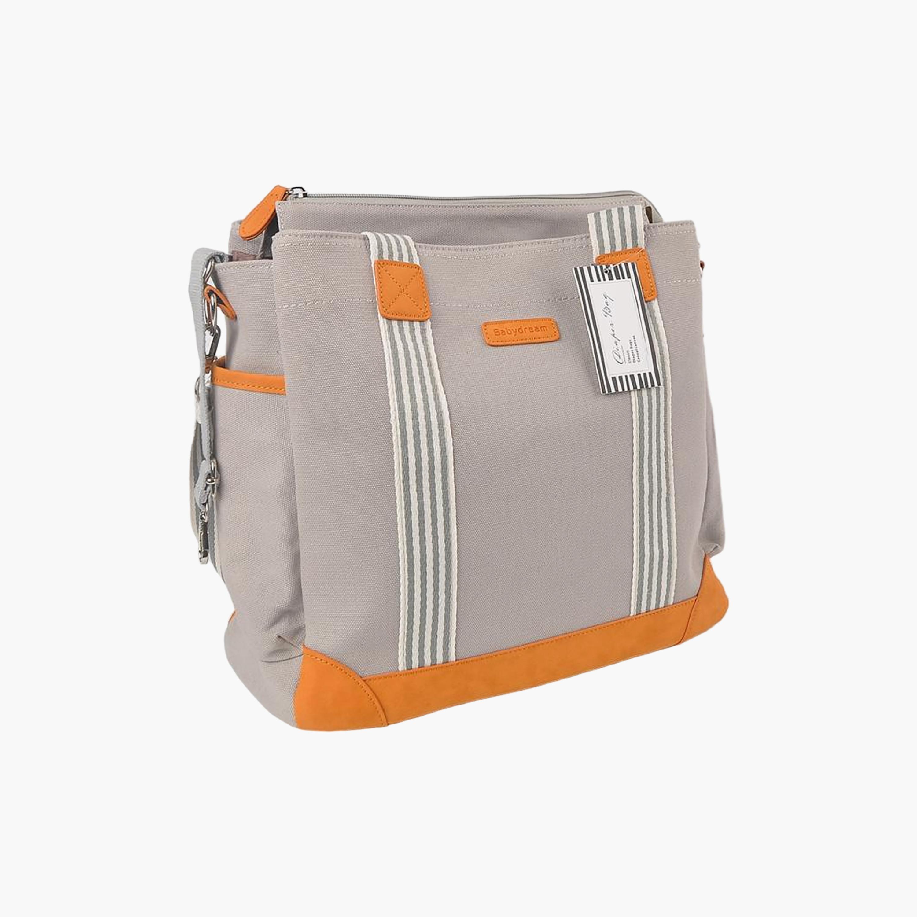 Babydream Premium Diaper Bag, Grey-baby-diapering-diaperbags-image-3