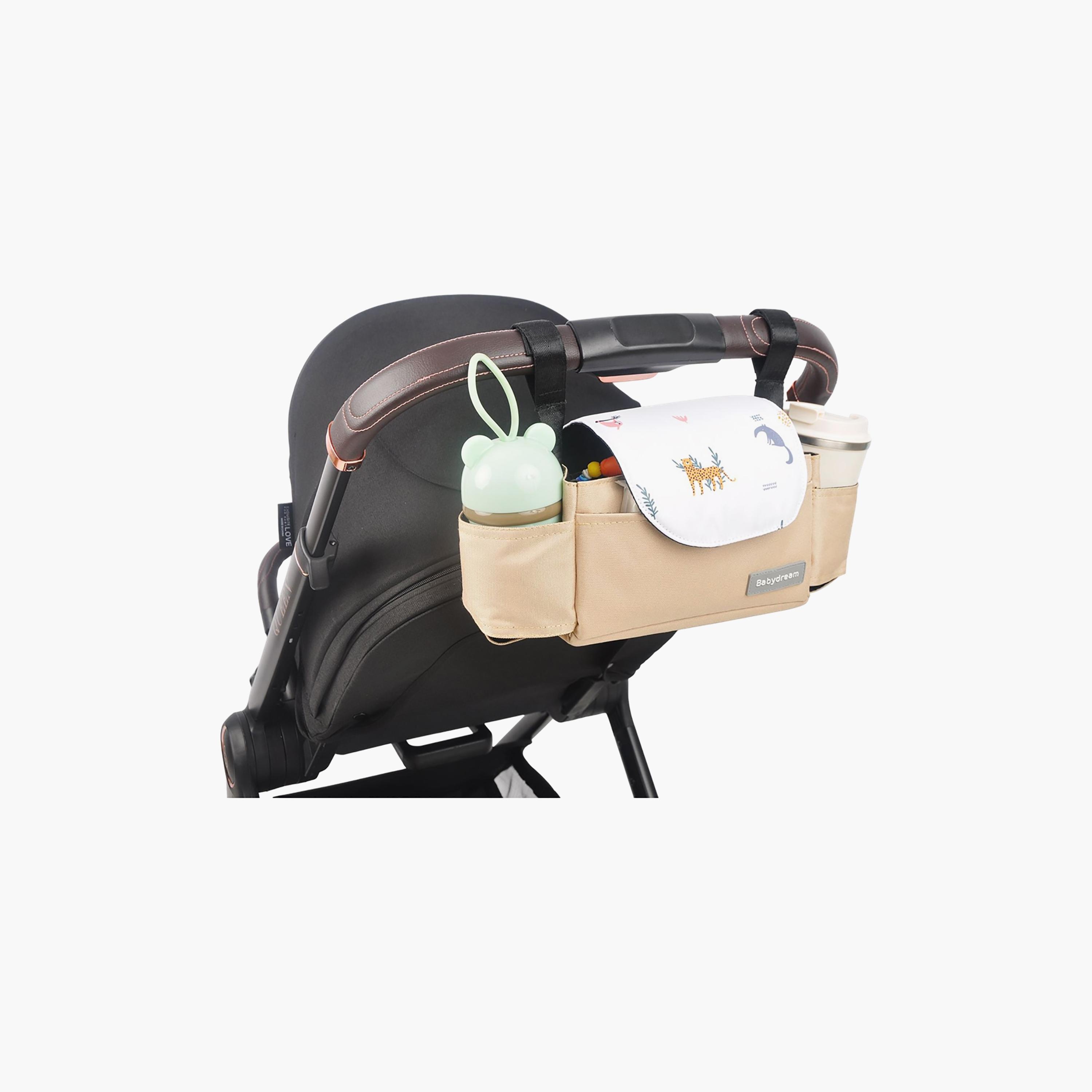 Babydream On The Go Organizer Bag, Beige-baby-gear-strollersandprams-accessories-image-2