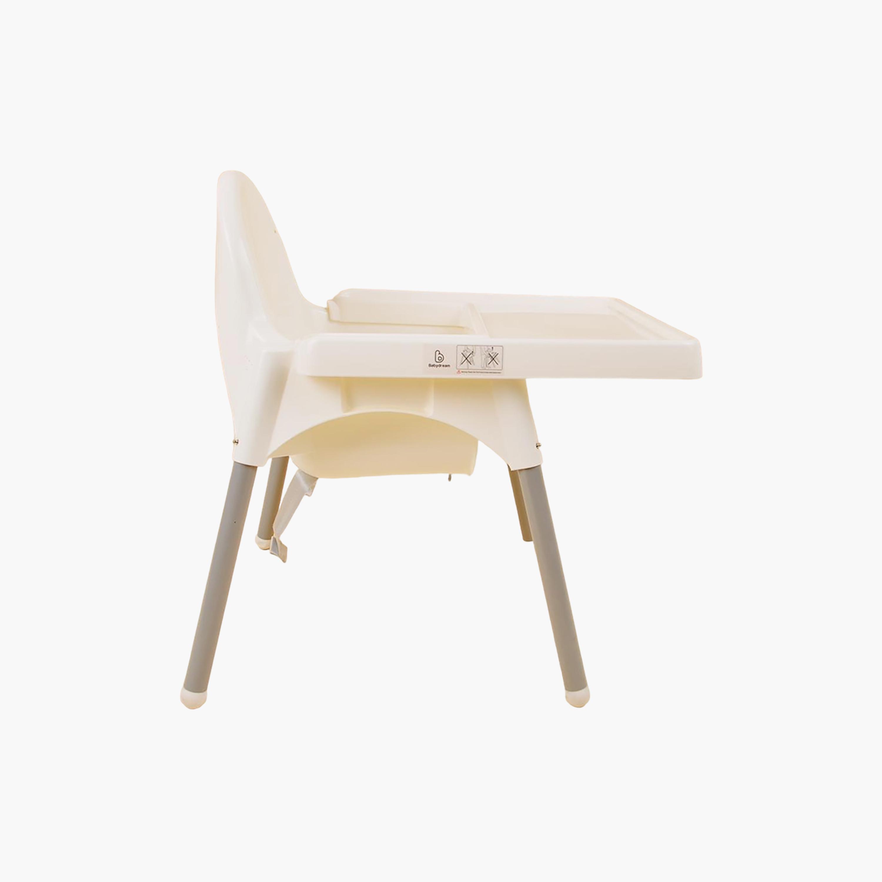 Babydream Feeding Chair, White-baby-feeding-highchairsandboosters-image-3
